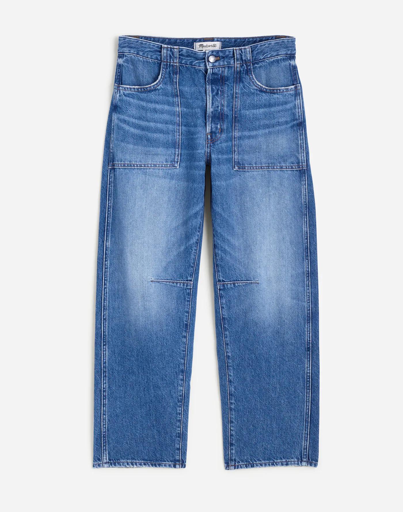The Darted Barrel-Leg Jean Product Image