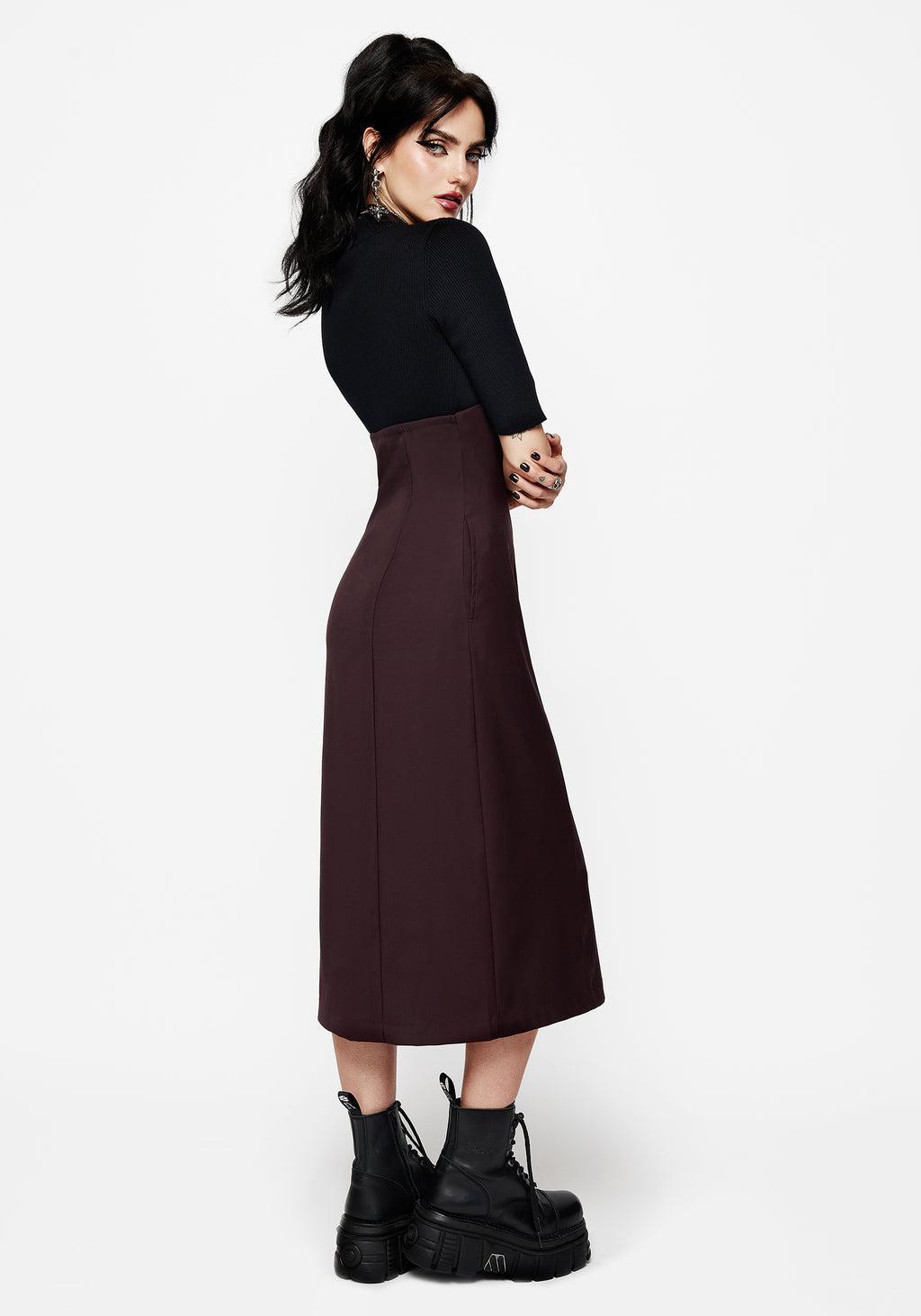 New Age Halter Neck Pinafore Midi Dress Product Image
