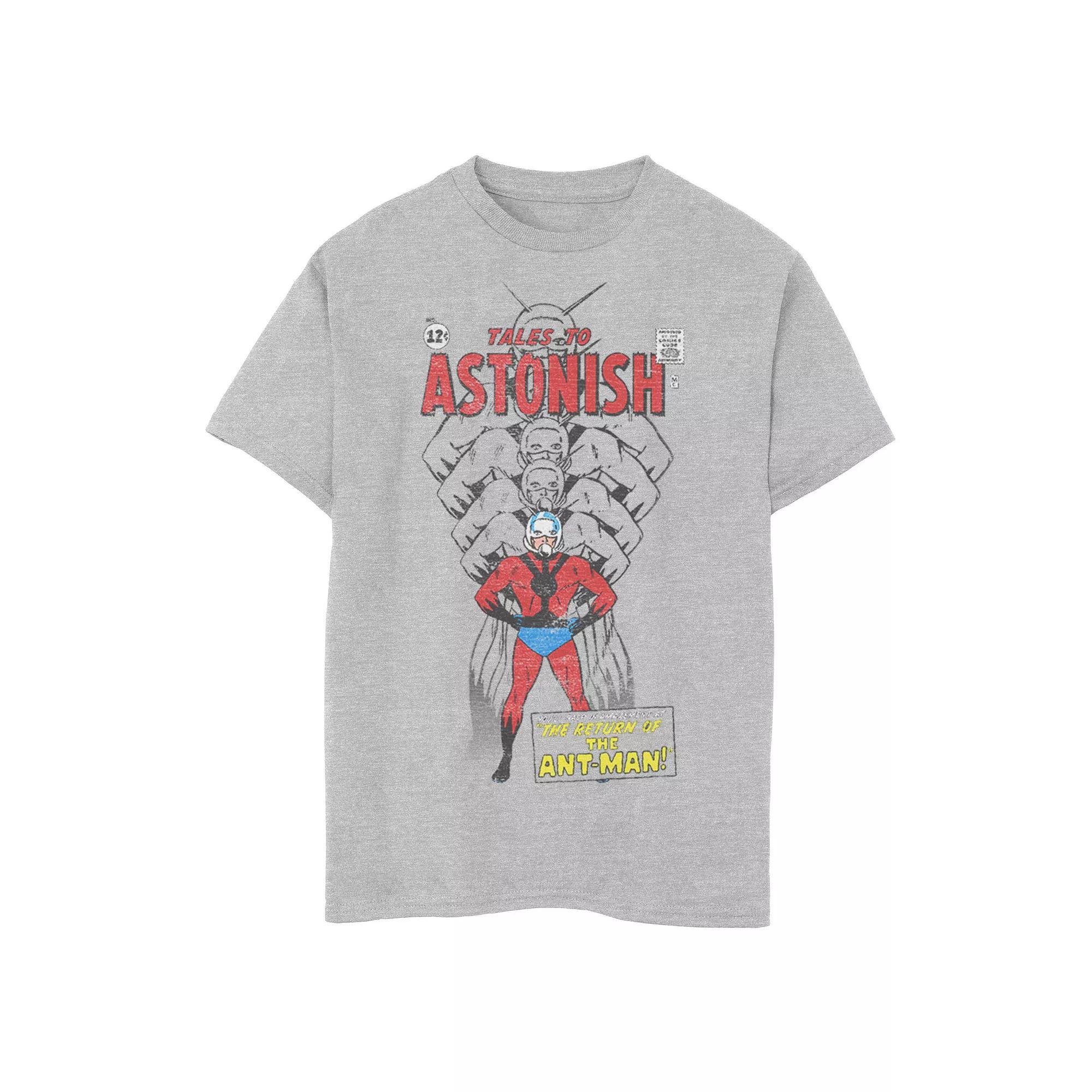 Boys 8-20 Marvel Comics Ant-Man Tales To Astonish Retro Cover Graphic Tee, Boy's, Size: XS, Athletic Grey Product Image