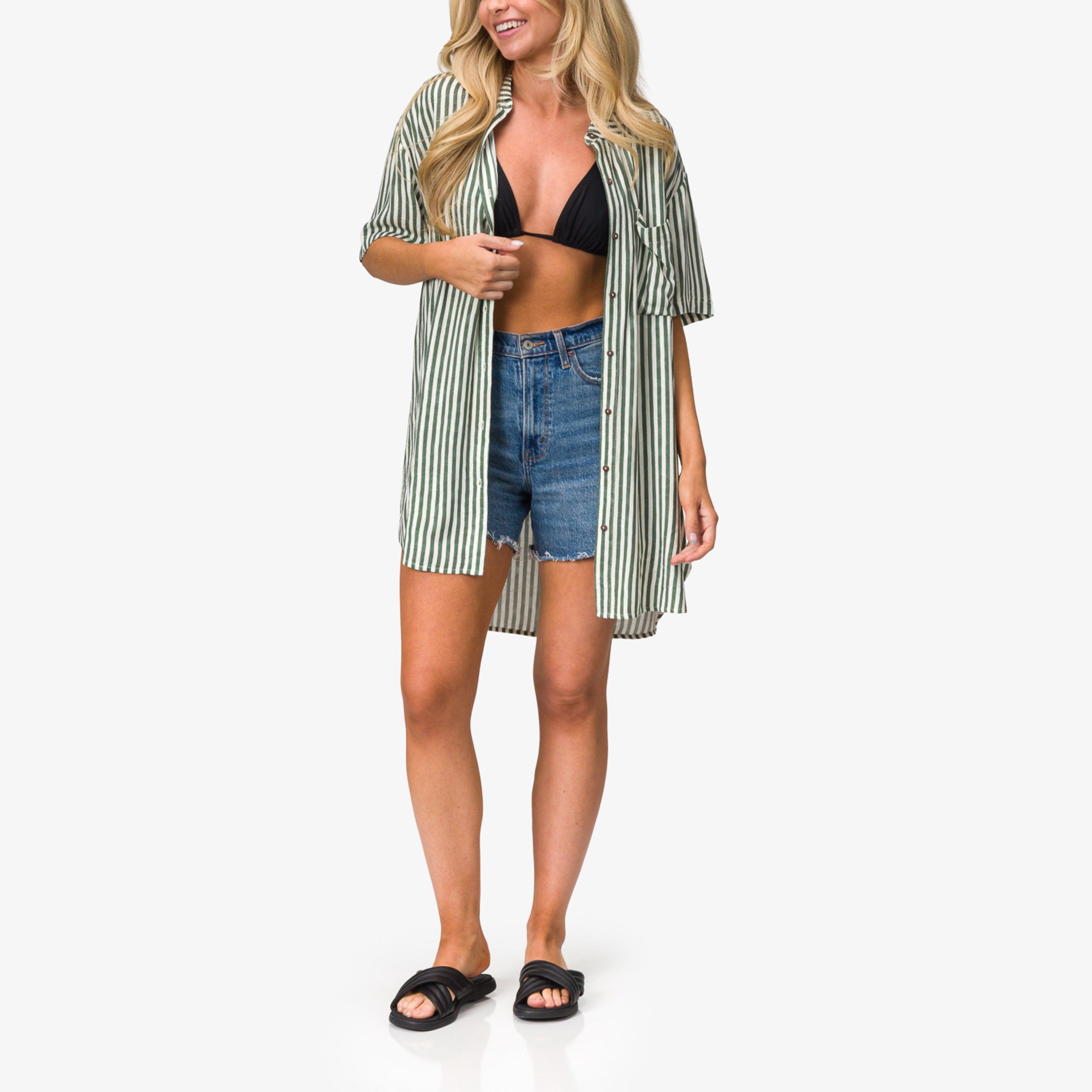 Ollie Stripe Shirt Dress Product Image