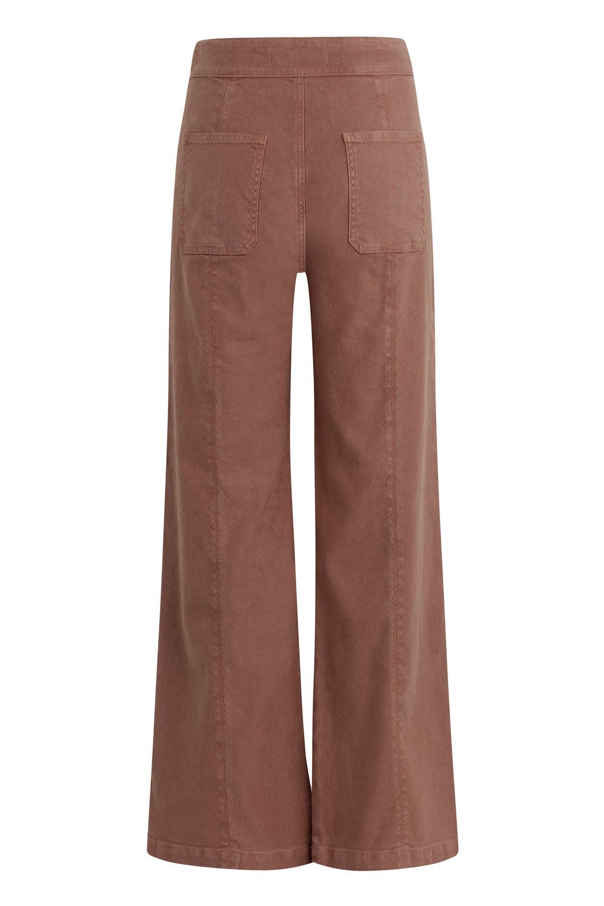 Tie Waist Pintucked Trouser Pant Female Product Image