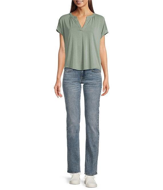 Lucky Brand Sweet Straight Relaxed Fit Mid Rise 5-Pocket Jean Product Image