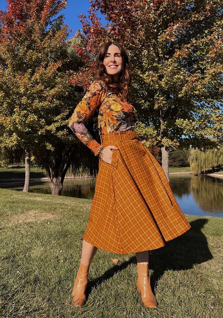 Perfect Timing Belted Midi Skirt Product Image