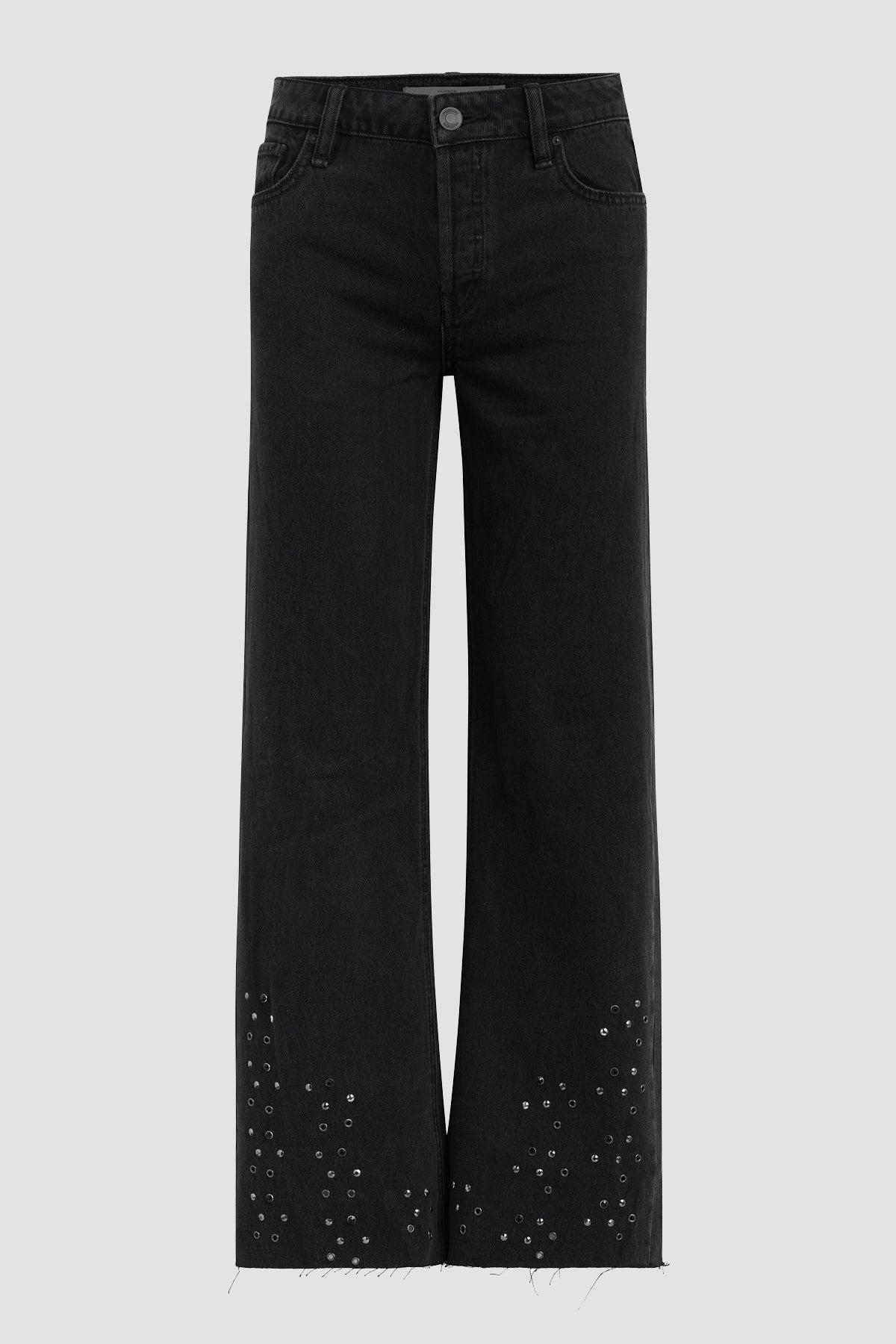 Rosie High-Rise Wide Leg Ankle Jean Female Product Image