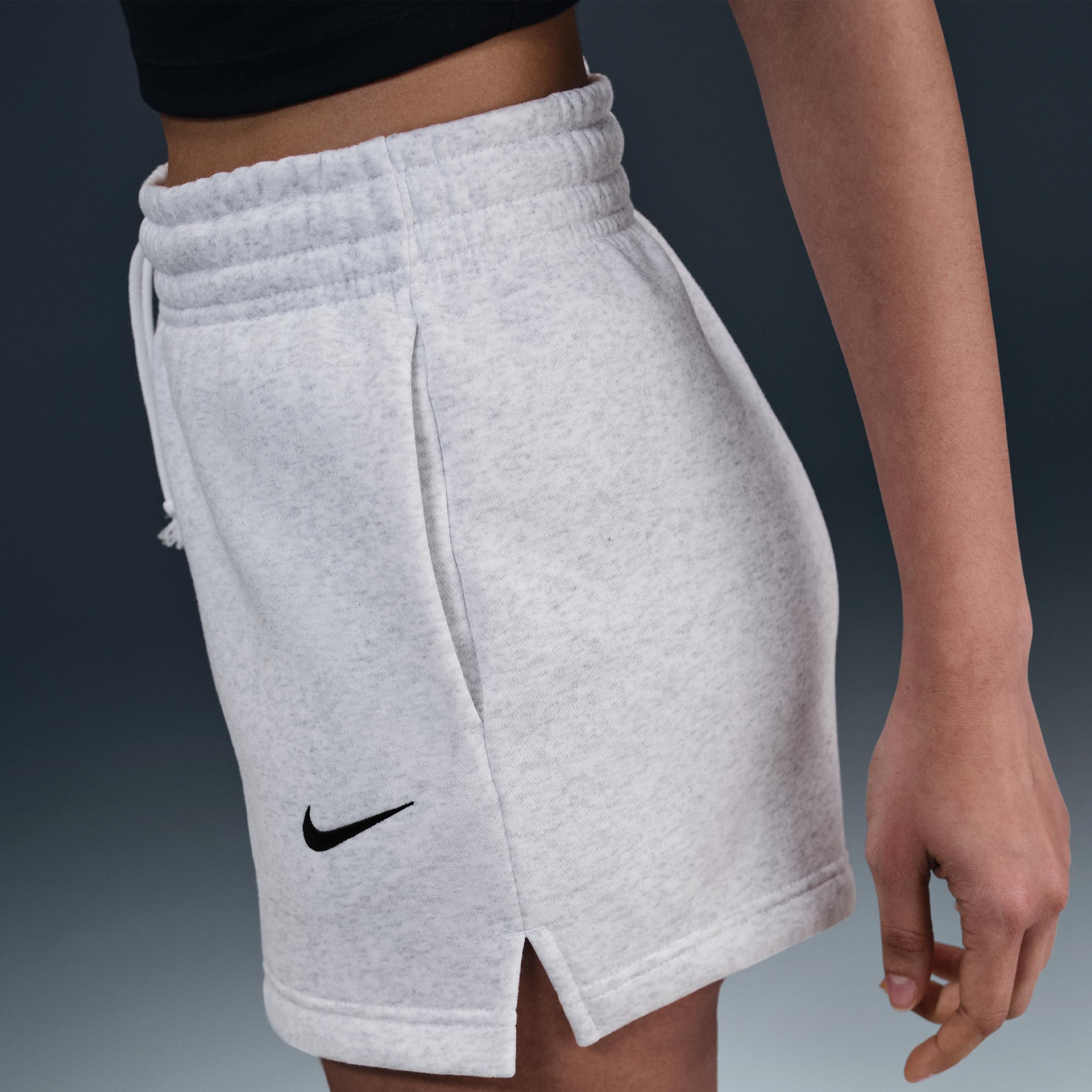 Nike Sportswear Phoenix Fleece Mid-Rise Short Womens at Urban Outfitters Product Image