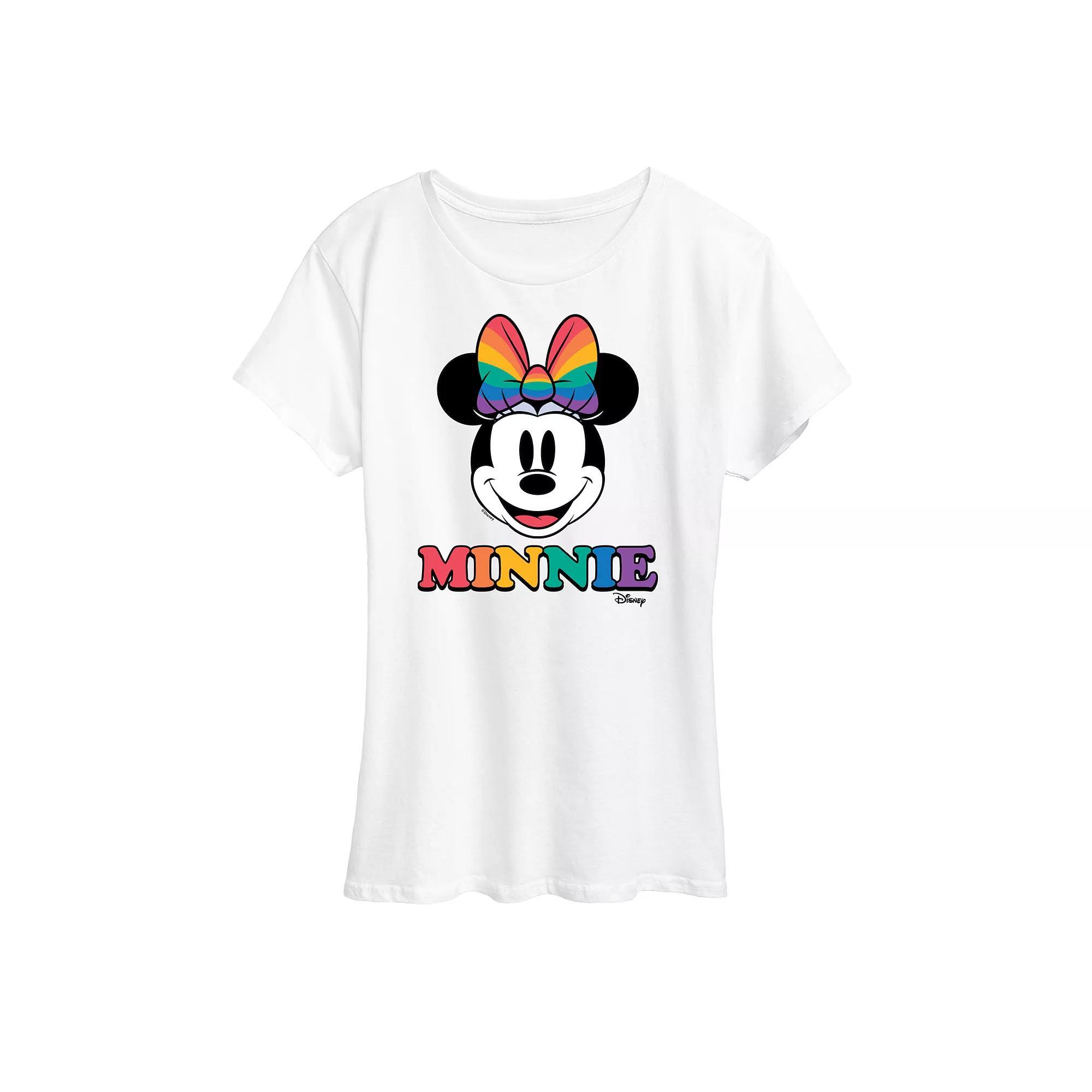 Disneys Minnie Mouse Womens Graphic Tee Product Image