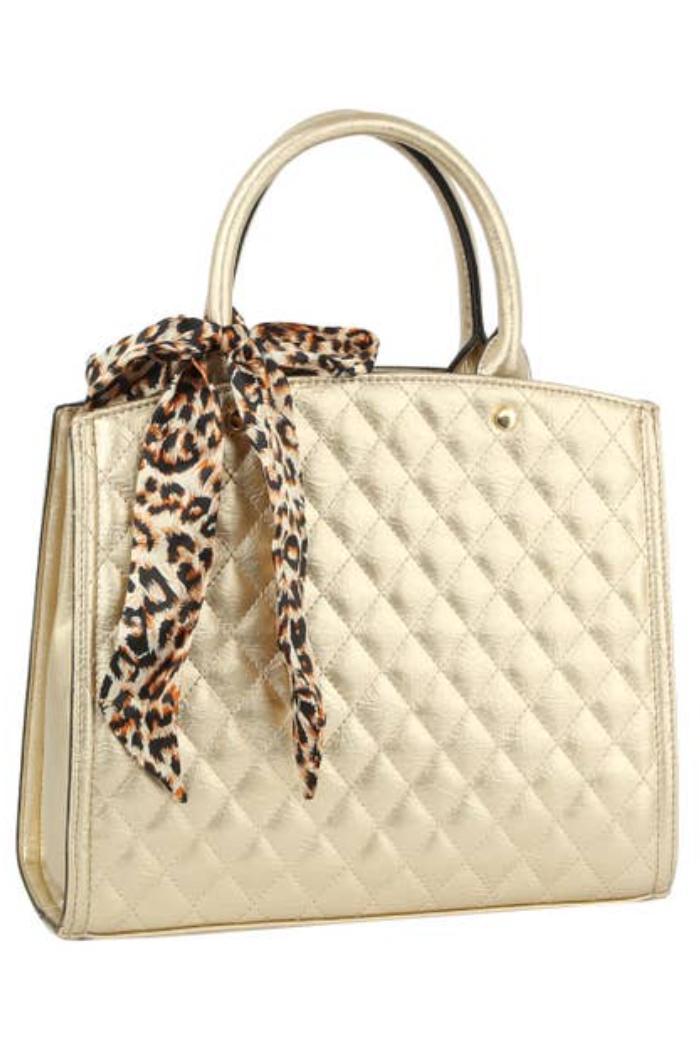 Fashion Double Compartment Quilted Satchel Product Image