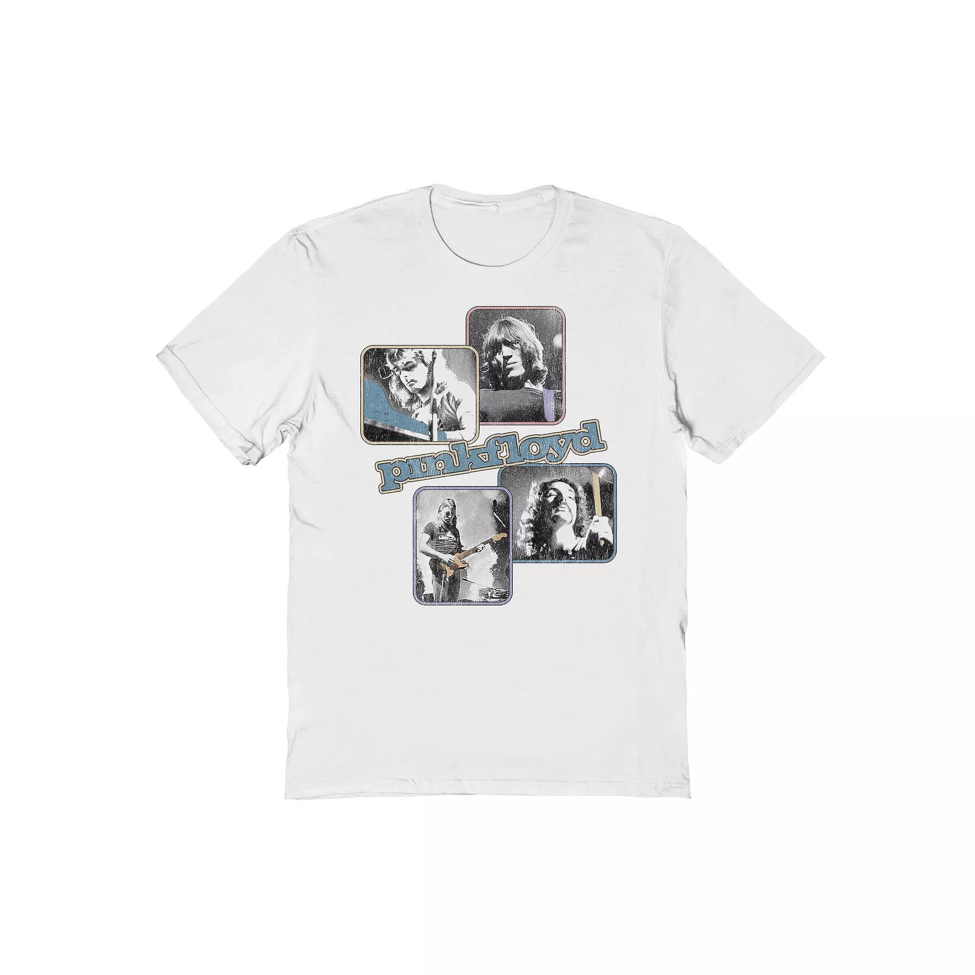 Men's Pink Floyd Boxed Up Graphic Tee, Size: Large, White Product Image