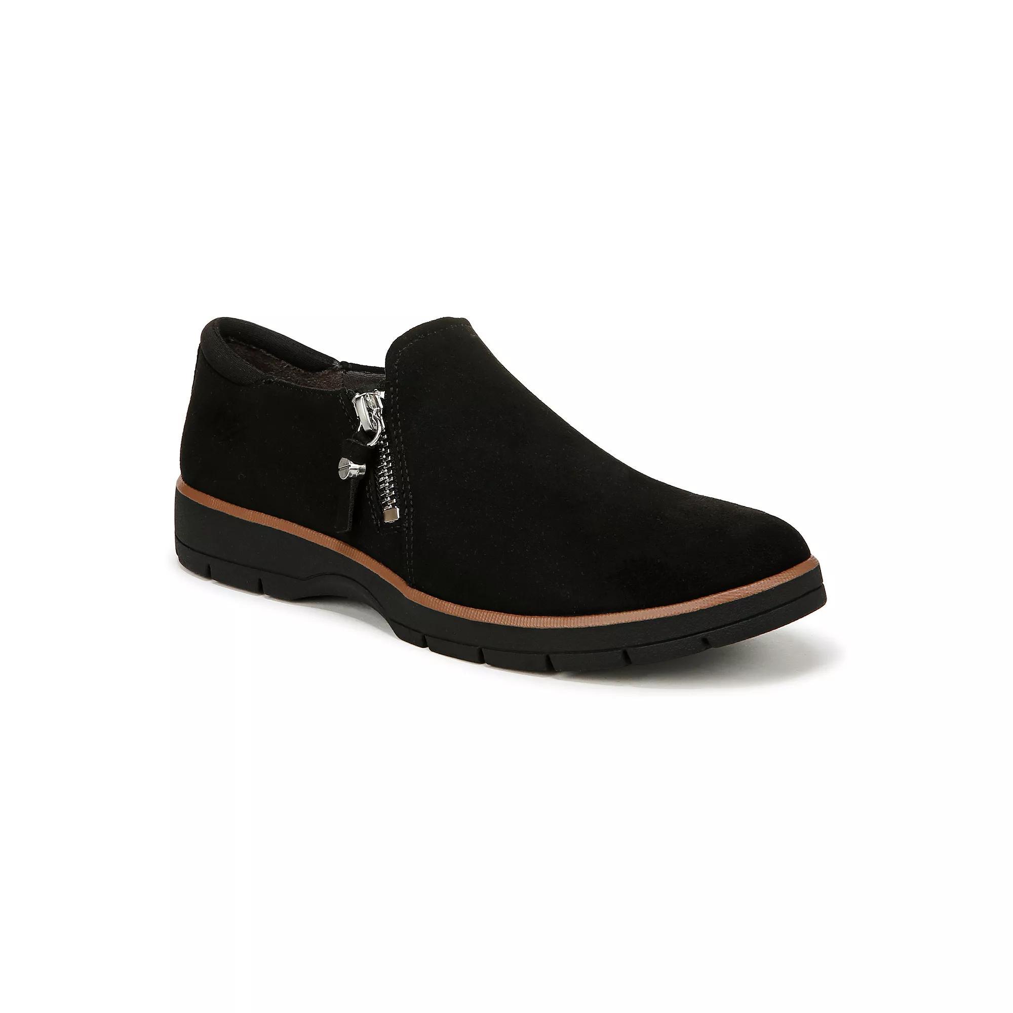 Dr. Scholl's Nice Day Women's Zip Sneakers, Size: 10 Wide, Black Product Image
