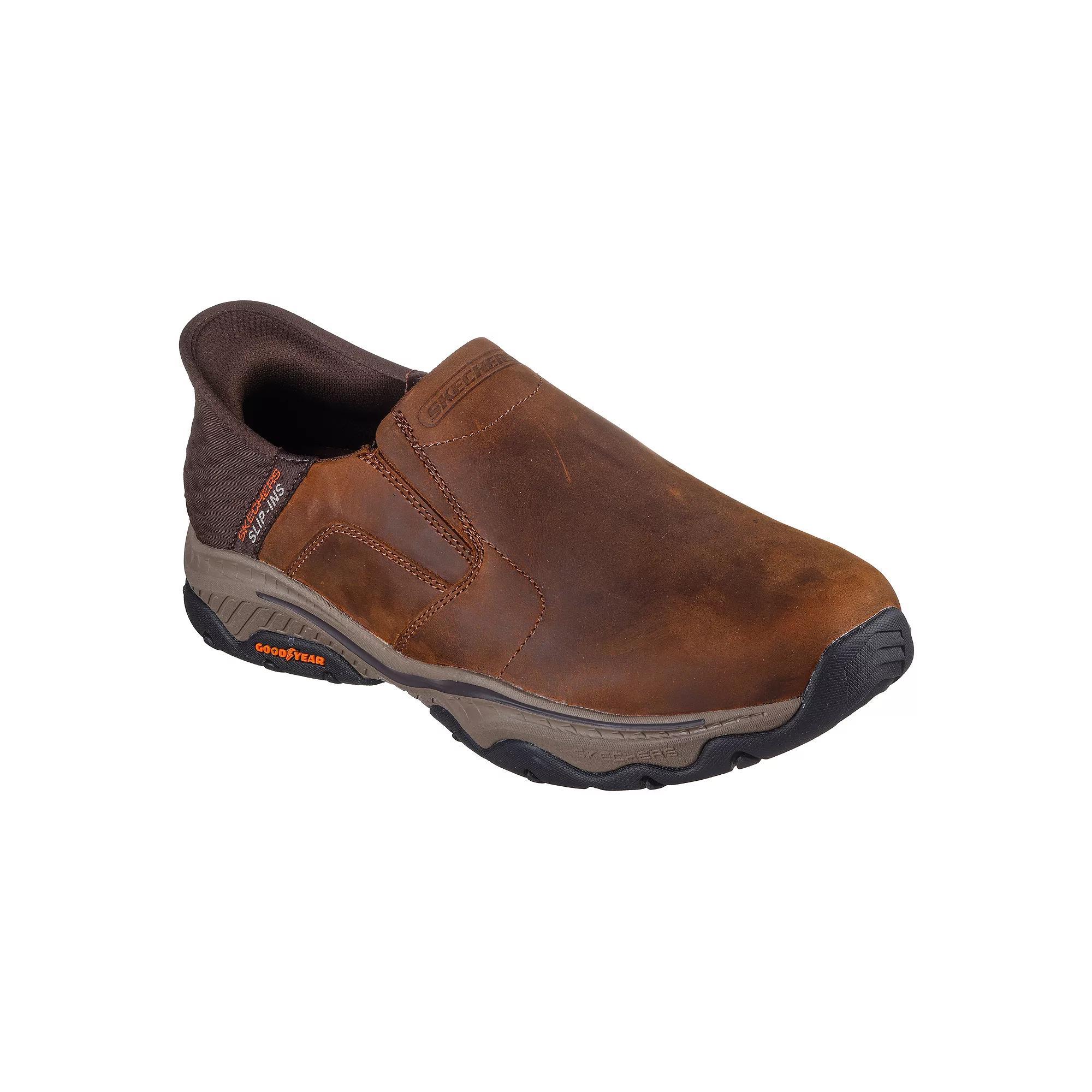 Skechers Hands Free Slip-ins® Relaxed Fit® Craster Lanigan Men's Shoes, Size: 8, Dark Brown Product Image