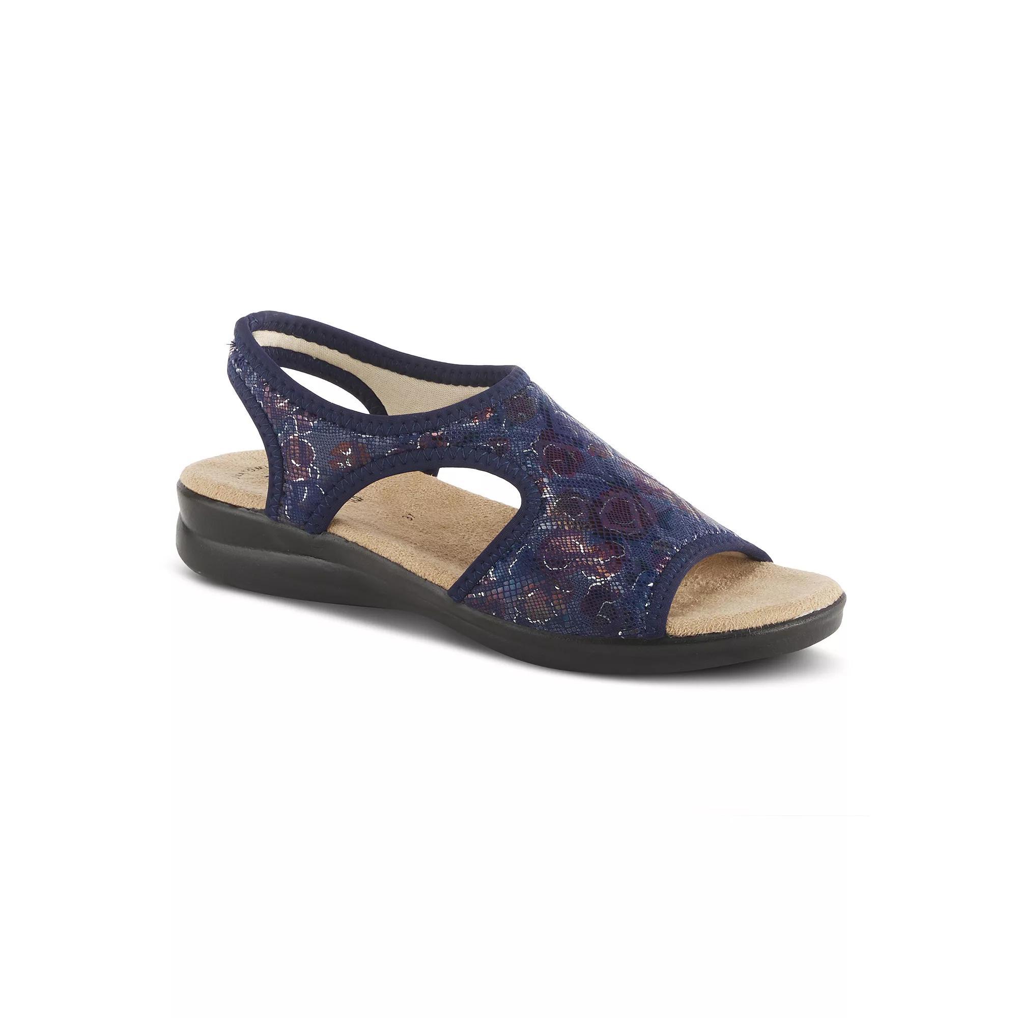 Flexus by Spring Step Nyaman Women's Slingback Sandals, Size: 36, Blue Team Product Image
