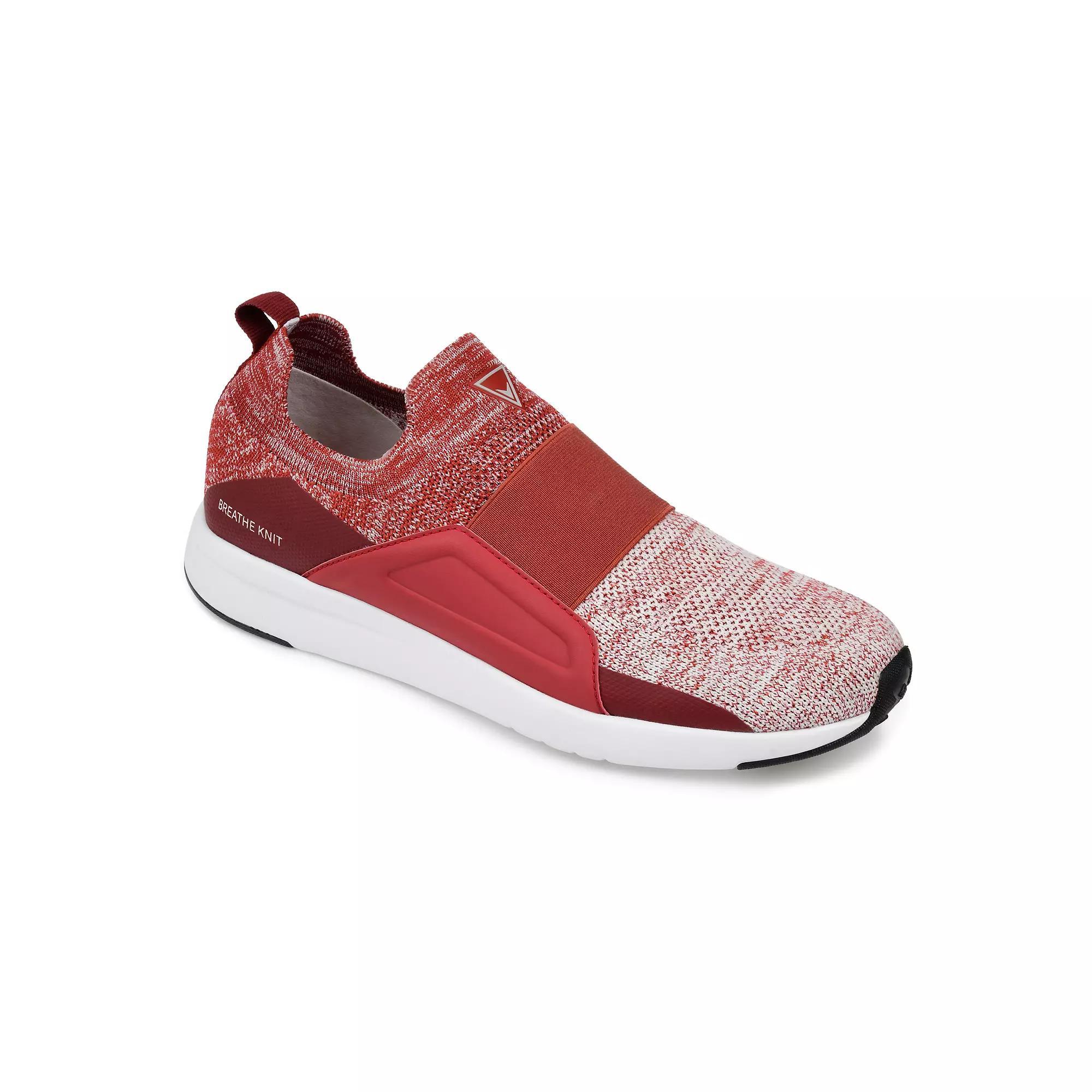 VANCE Cannon Men's Knit Slip-On Sneakers, Size: 10.5, Red Product Image