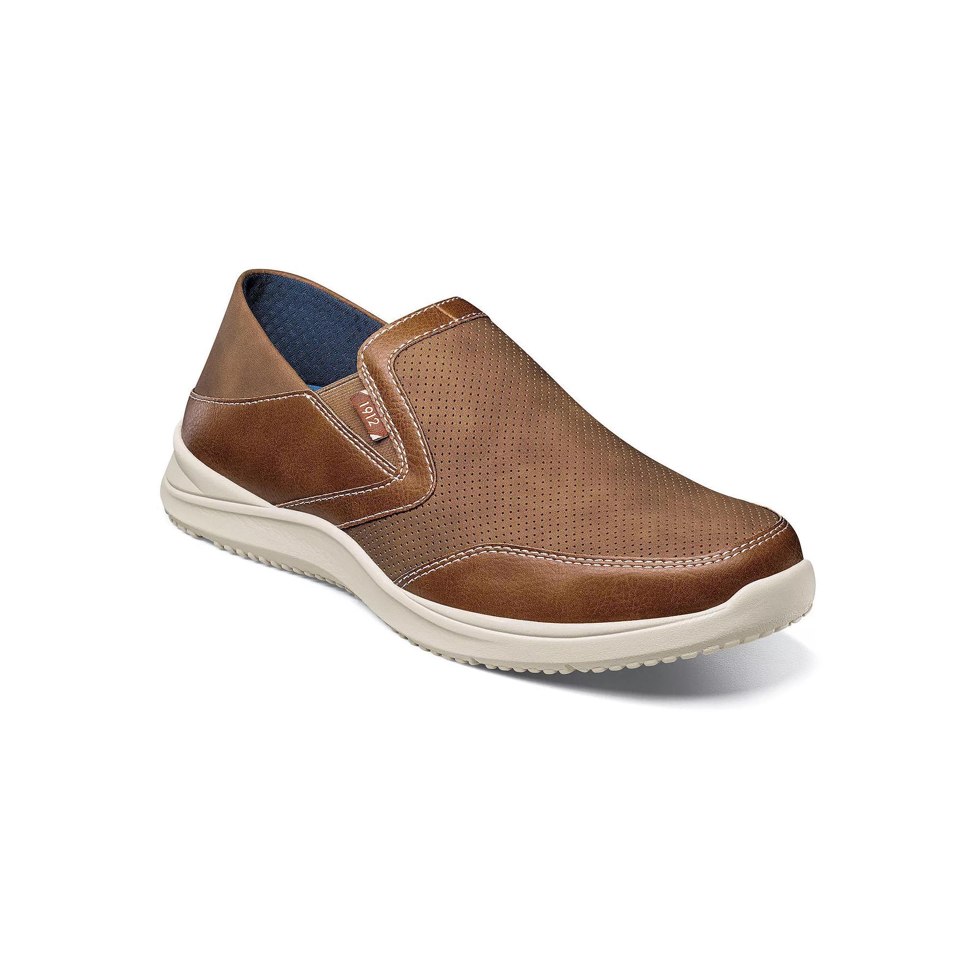 Nunn Bush® Conway EZ Men's Moc Toe Slip-On Shoes, Size: 9 Wide Product Image