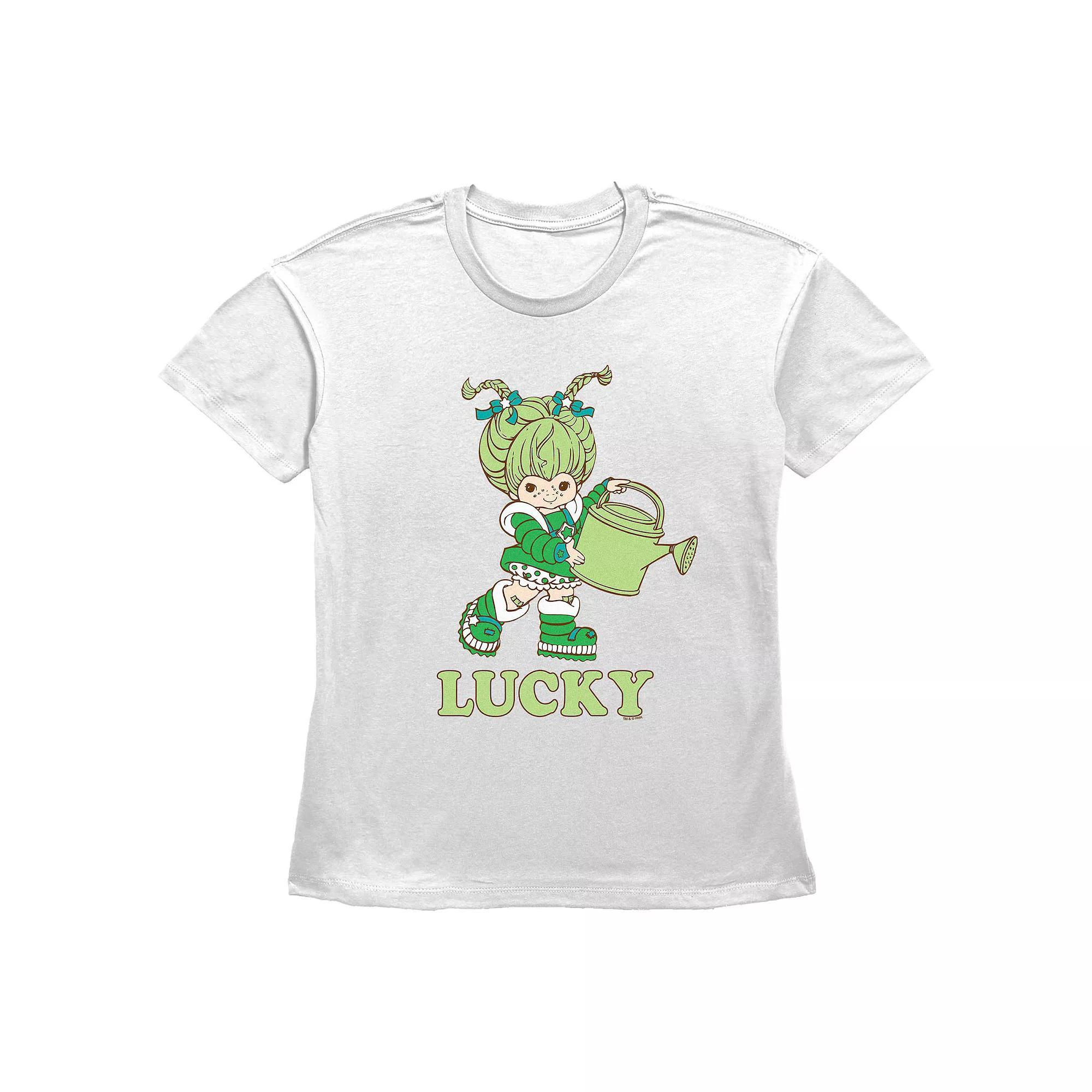 Women's Rainbow Brite Patty O'Green Lucky Graphic Tee, Size: Small, White Product Image