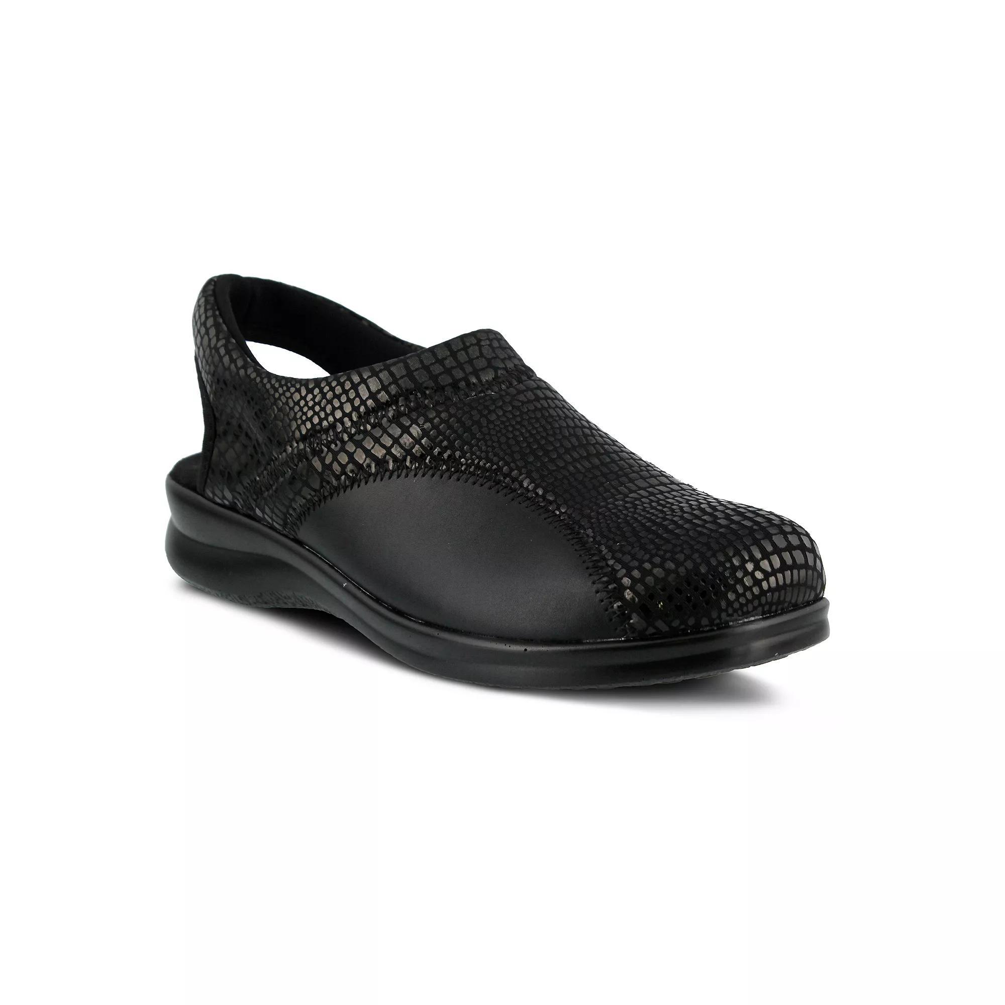 Flexus by Spring Step Flexia Women's Slingback Clogs, Size: 39, Black Python Product Image