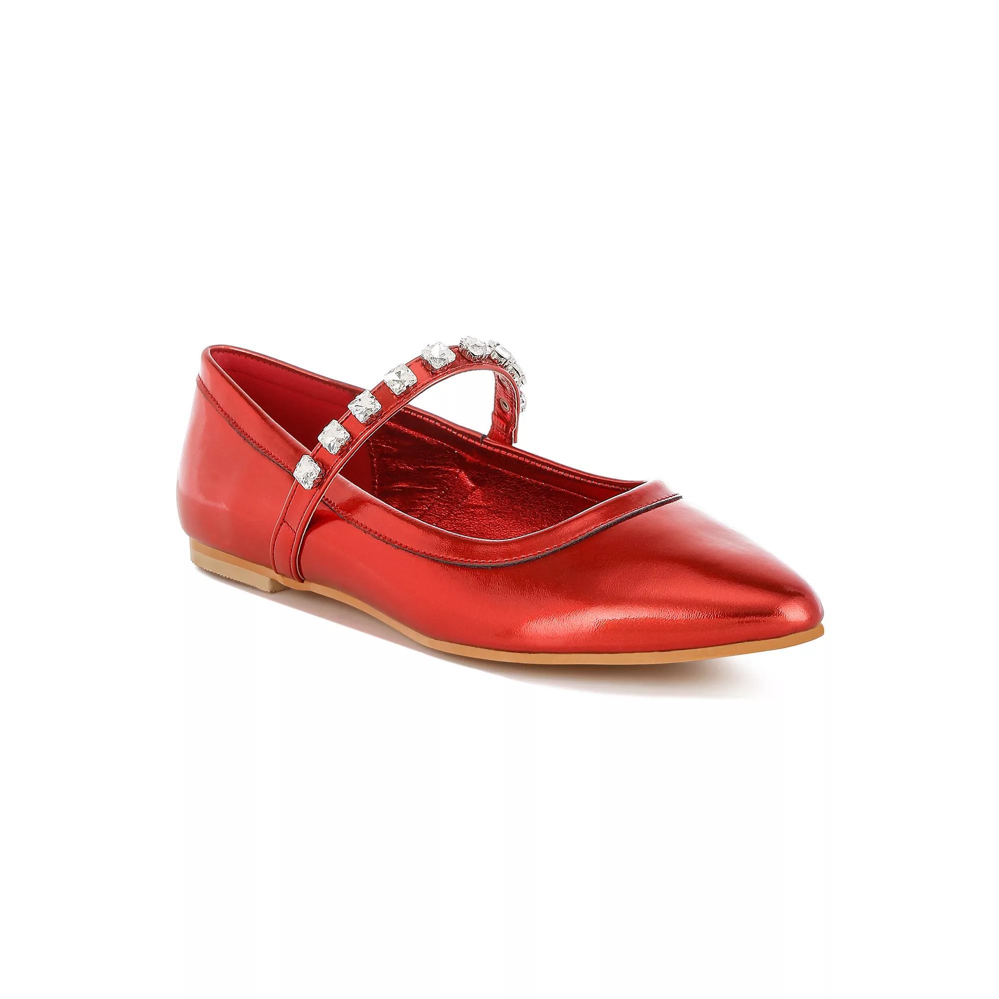 Rag & Co Gloxinia Women's Ballet Flats, Size: 6, Red Product Image