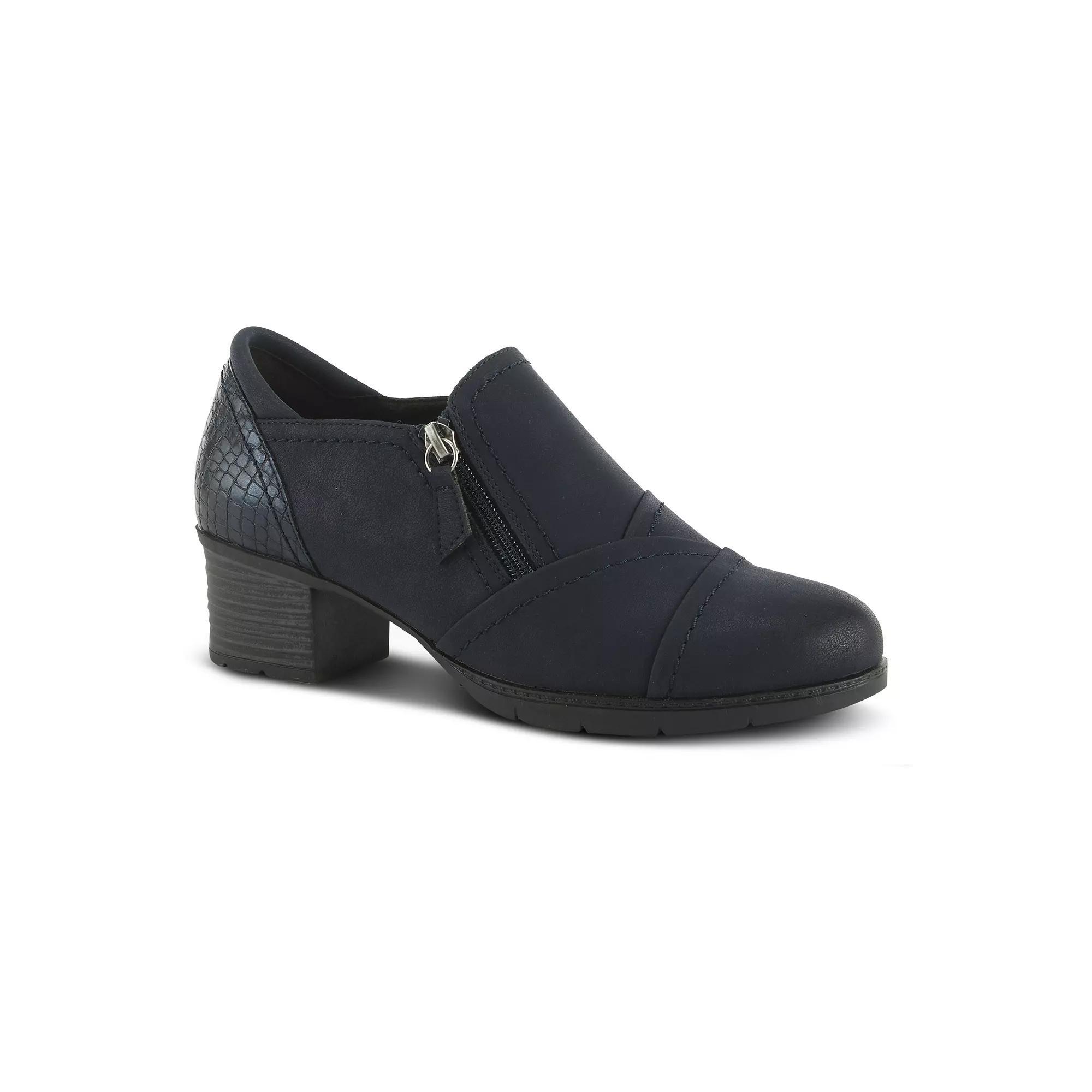 Spring Step Ellena Women's Block Heel Booties, Size: 38, Blue Product Image