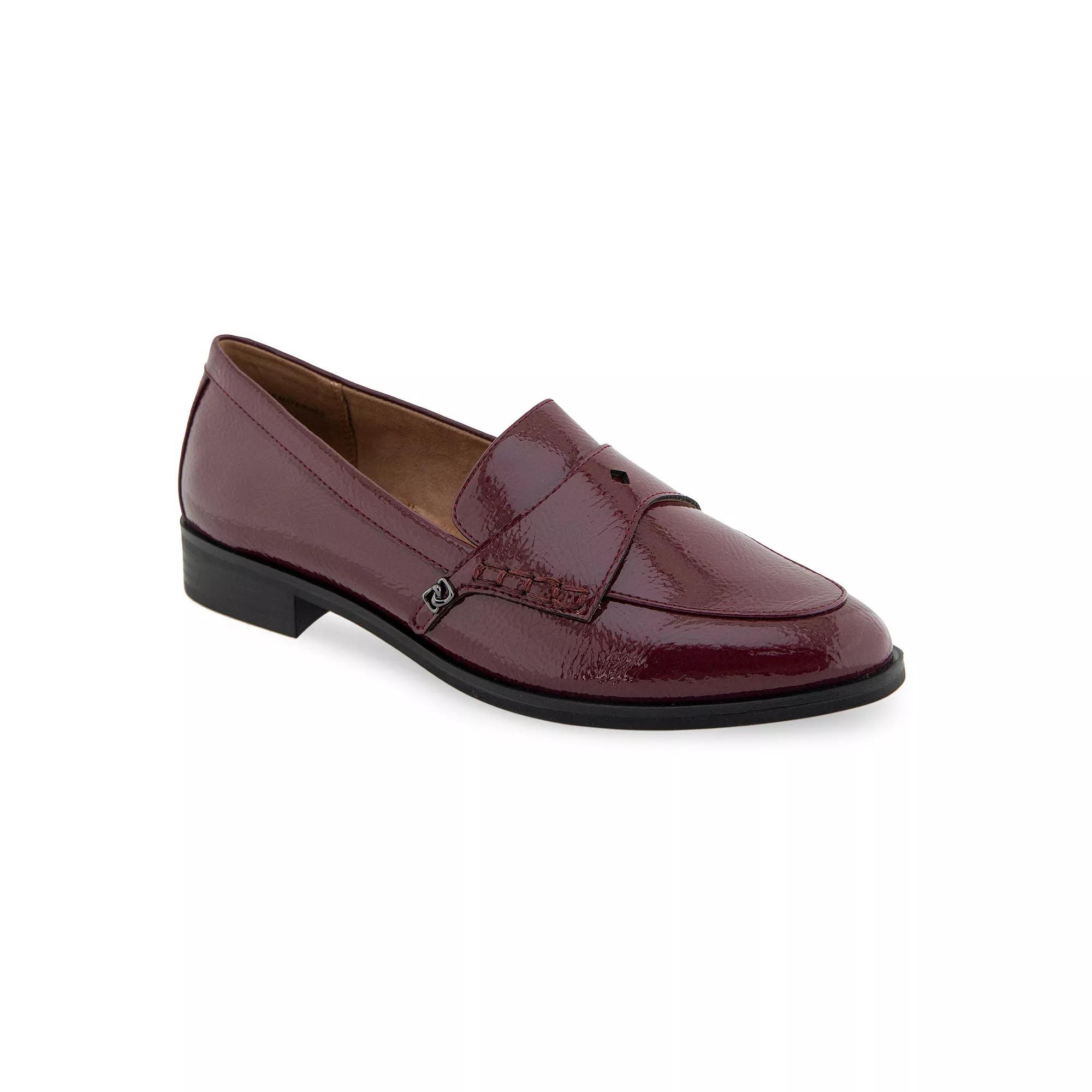 Aerosoles Eira Women's Dress Loafers, Size: 7.5, Red Patent Crinkl Product Image