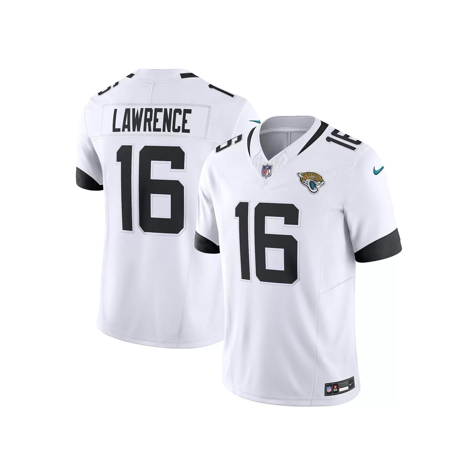 Men's Nike Trevor Lawrence White Jacksonville Jaguars  Vapor F.U.S.E. Limited Jersey, Size: 2XL Product Image