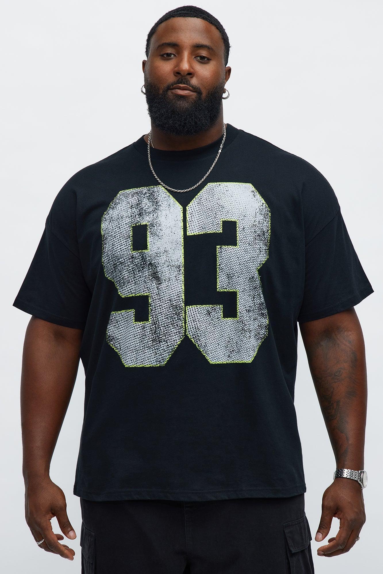 How We Chill From 93 Till Oversized Short Sleeve Tee - Black Product Image