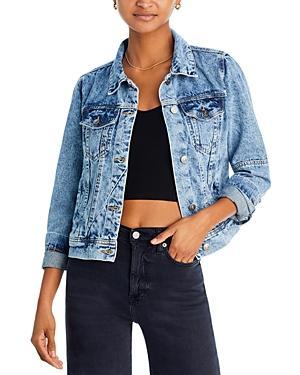Free People Rumors Denim Jacket Black XS Product Image