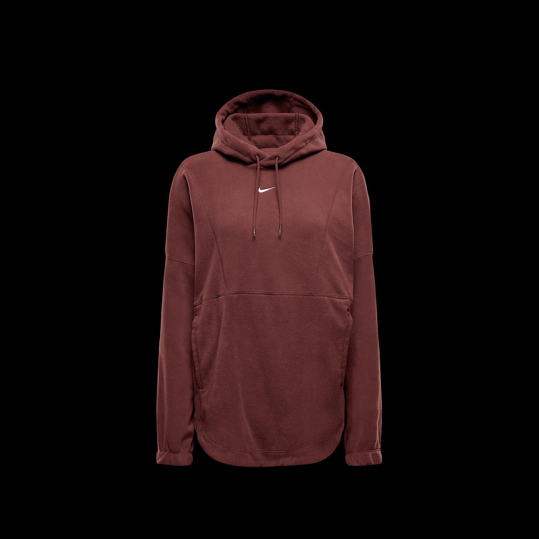 Nike One Women's Oversized Therma-FIT Pullover Fleece Hoodie Product Image
