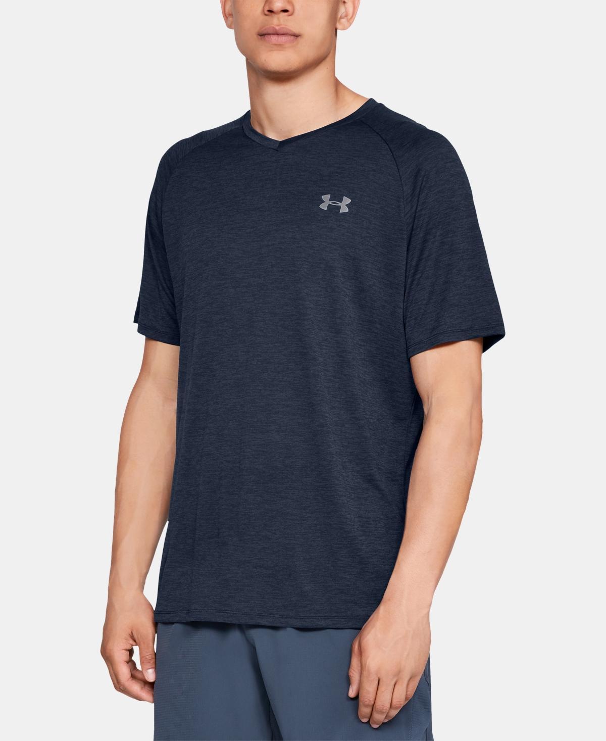 Big & Tall Under Armour Tech 2.0 V-Neck Tee, Men's, Size: XXL Tall, Black Product Image