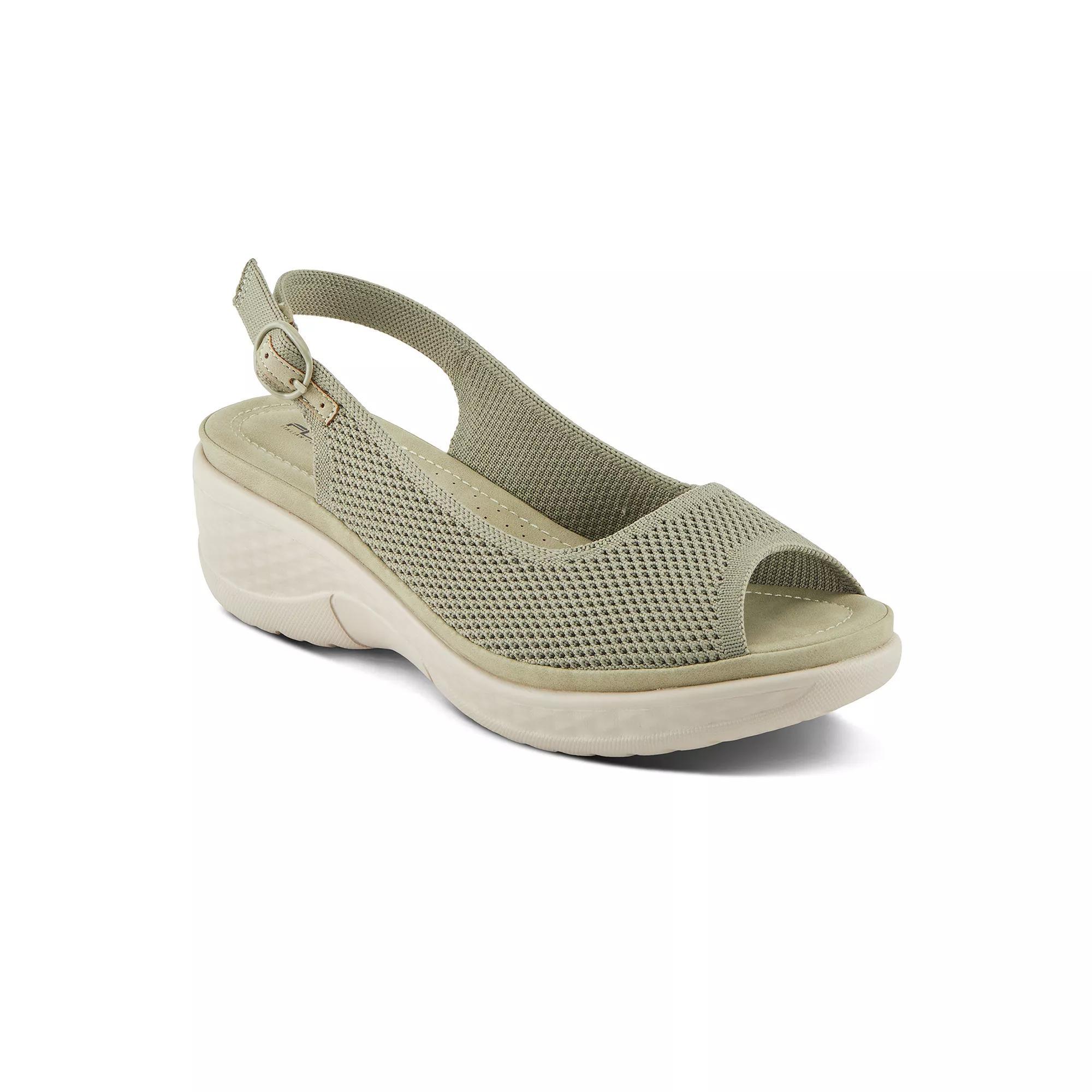 Flexus by Spring Step Mayberry Women's Slingback Sandals, Size: 36, Olive Green Product Image