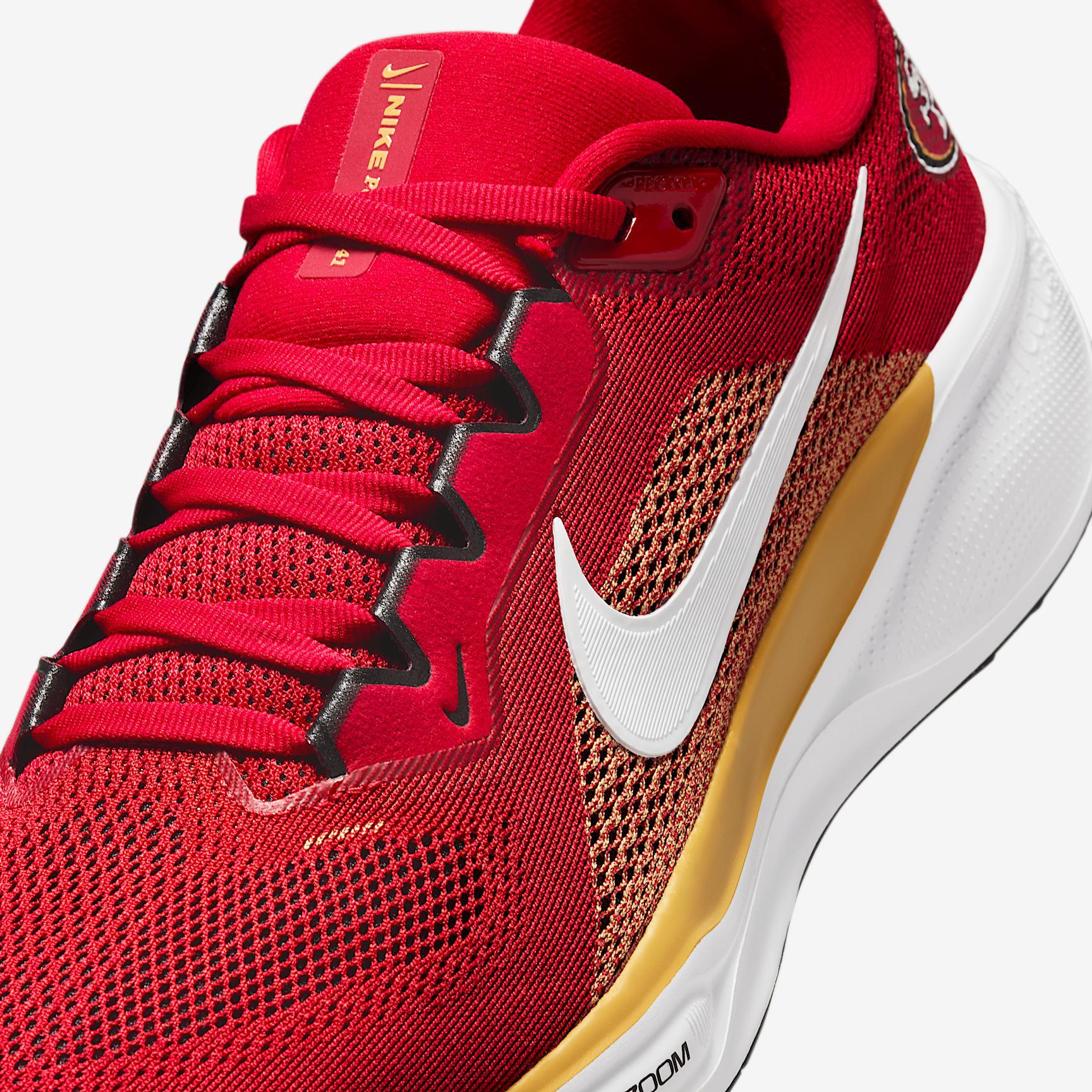 San Francisco 49ers Pegasus 41 Men's Nike NFL Road Running Shoes Product Image