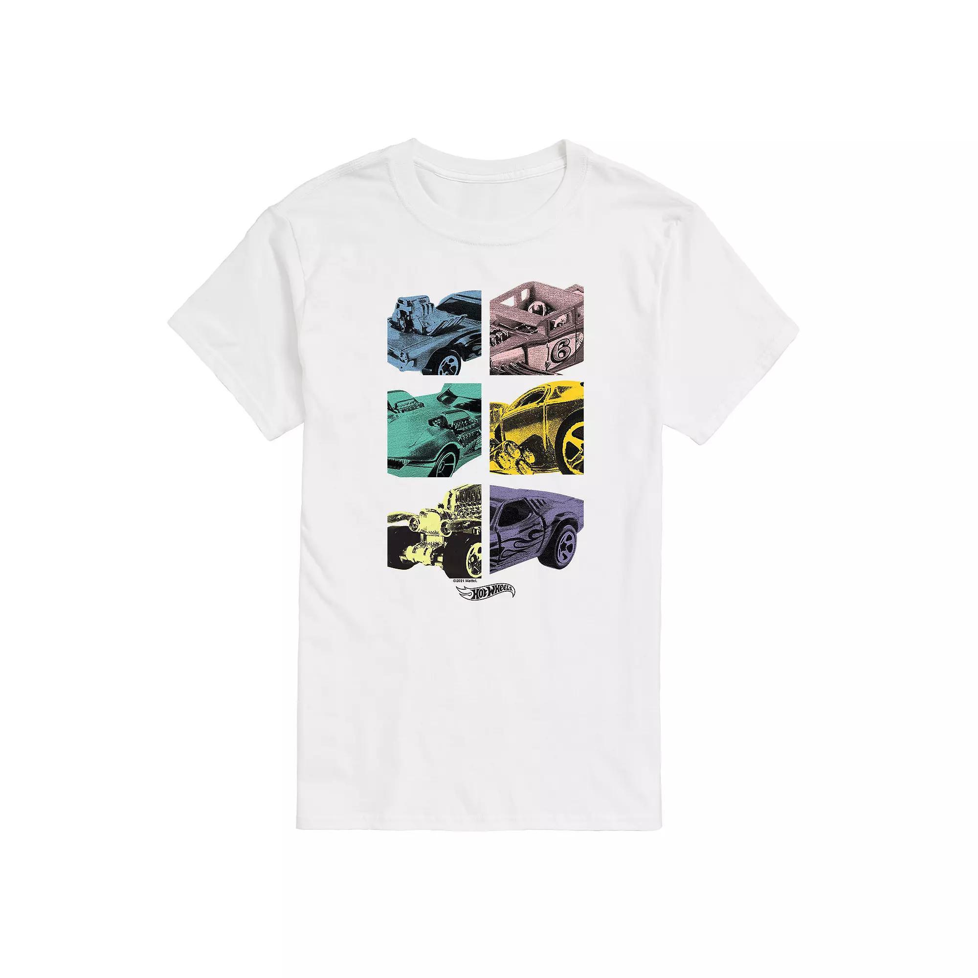 Mens Hot Wheels Grid Tee Product Image