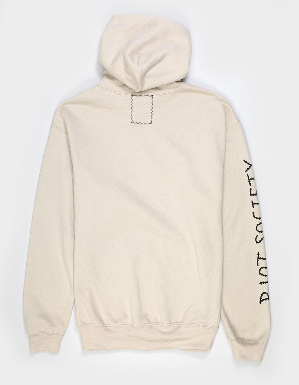 RIOT SOCIETY Teddy Embroidered Mens Hoodie - SAND Product Image