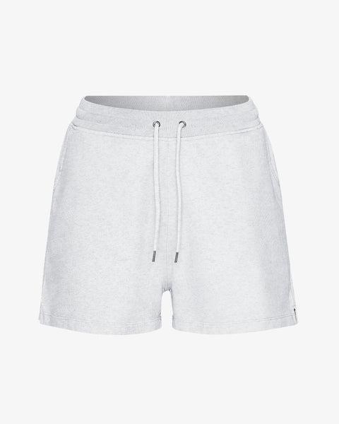 Women Organic Sweatshorts - Snow Melange Product Image
