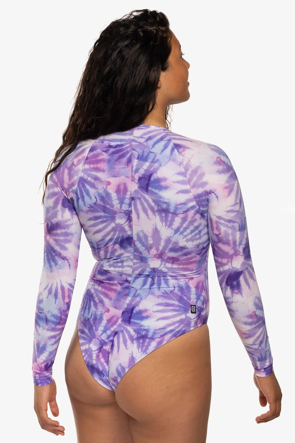 Paloma Long Sleeve Zip-Up Surf One Piece Product Image