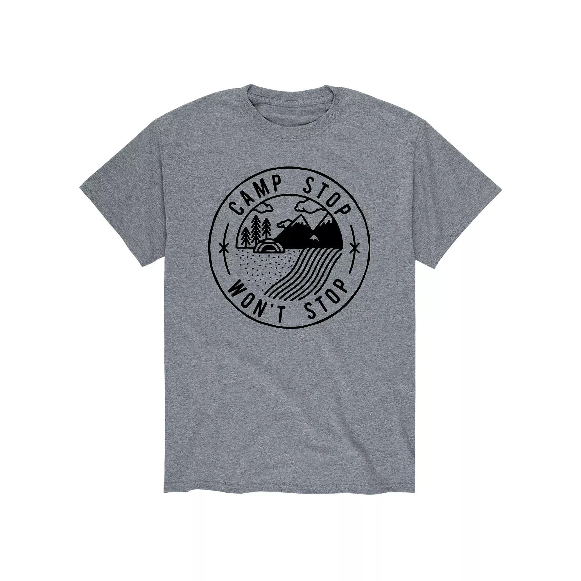 Mens Camp Stop Wont Stop Tee Product Image