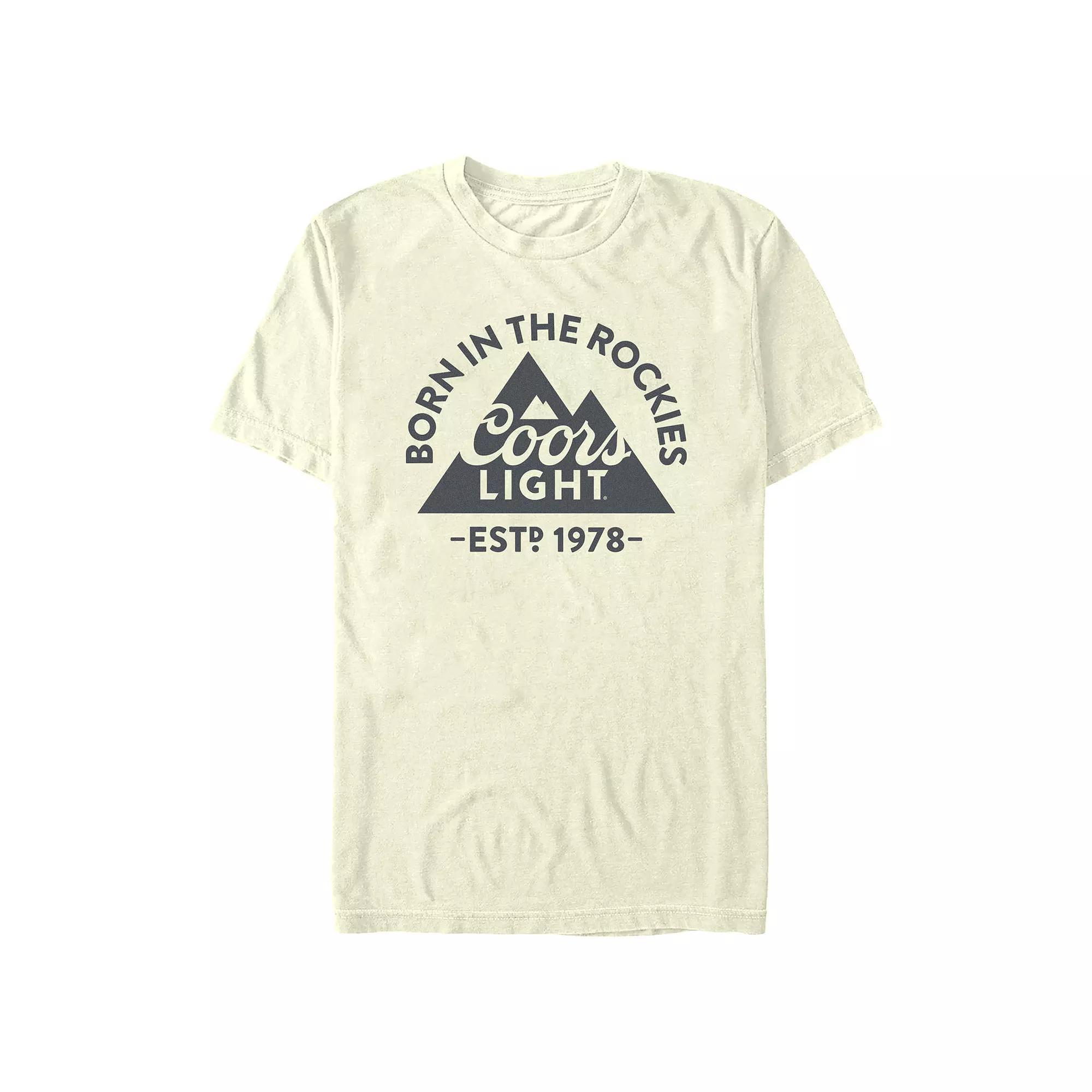 Men's Coors Light Rockies Arch Graphic Tee, Size: XL, White Product Image