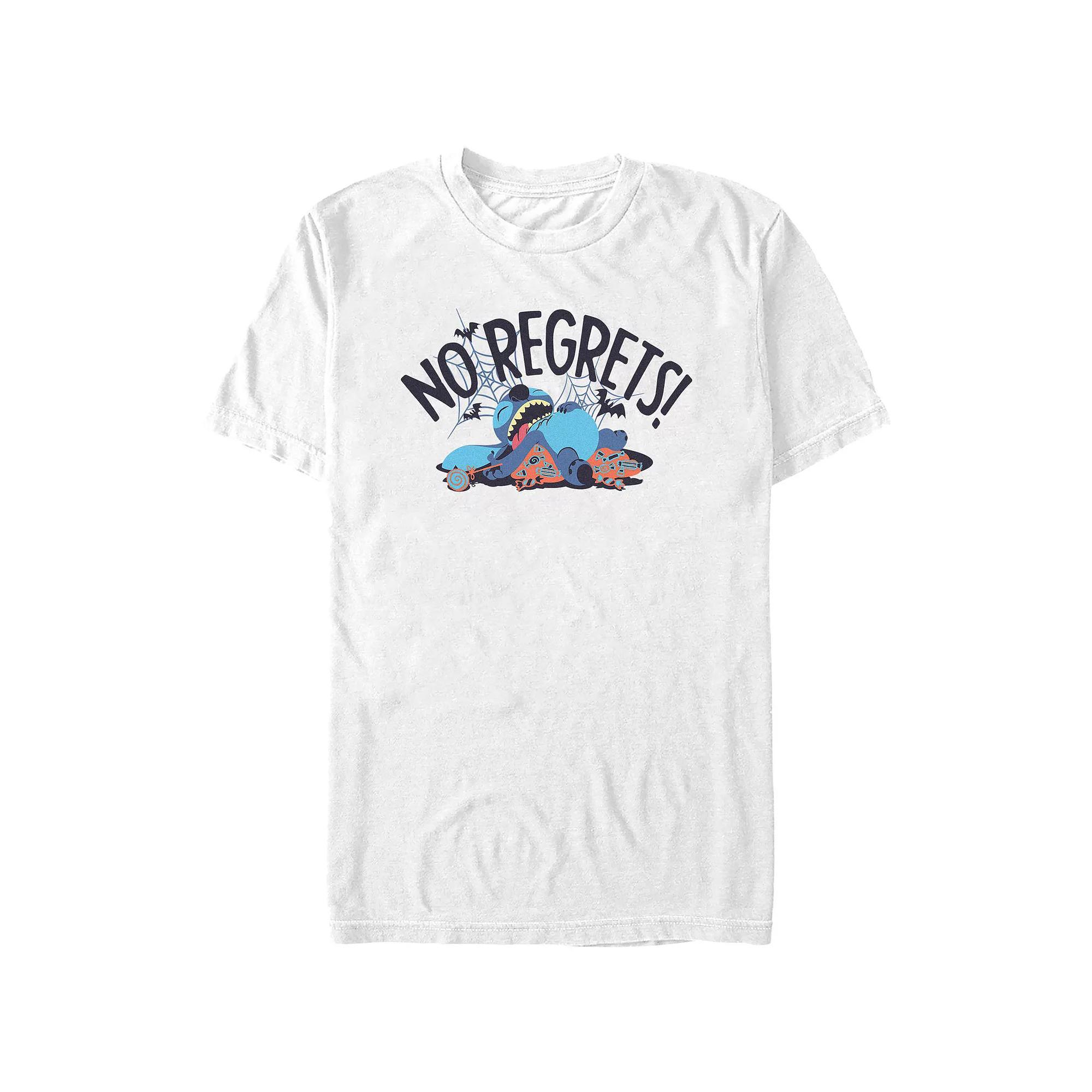 Disney's Lilo & Stitch No Regrets Men's Graphic Tee, Size: Small, White Product Image