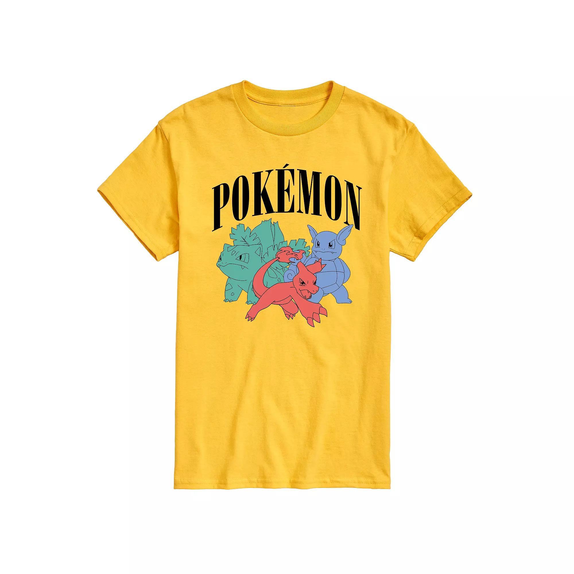 Mens Pokemon Charmeleon Ivysaur Wartortle Graphic Tee Product Image