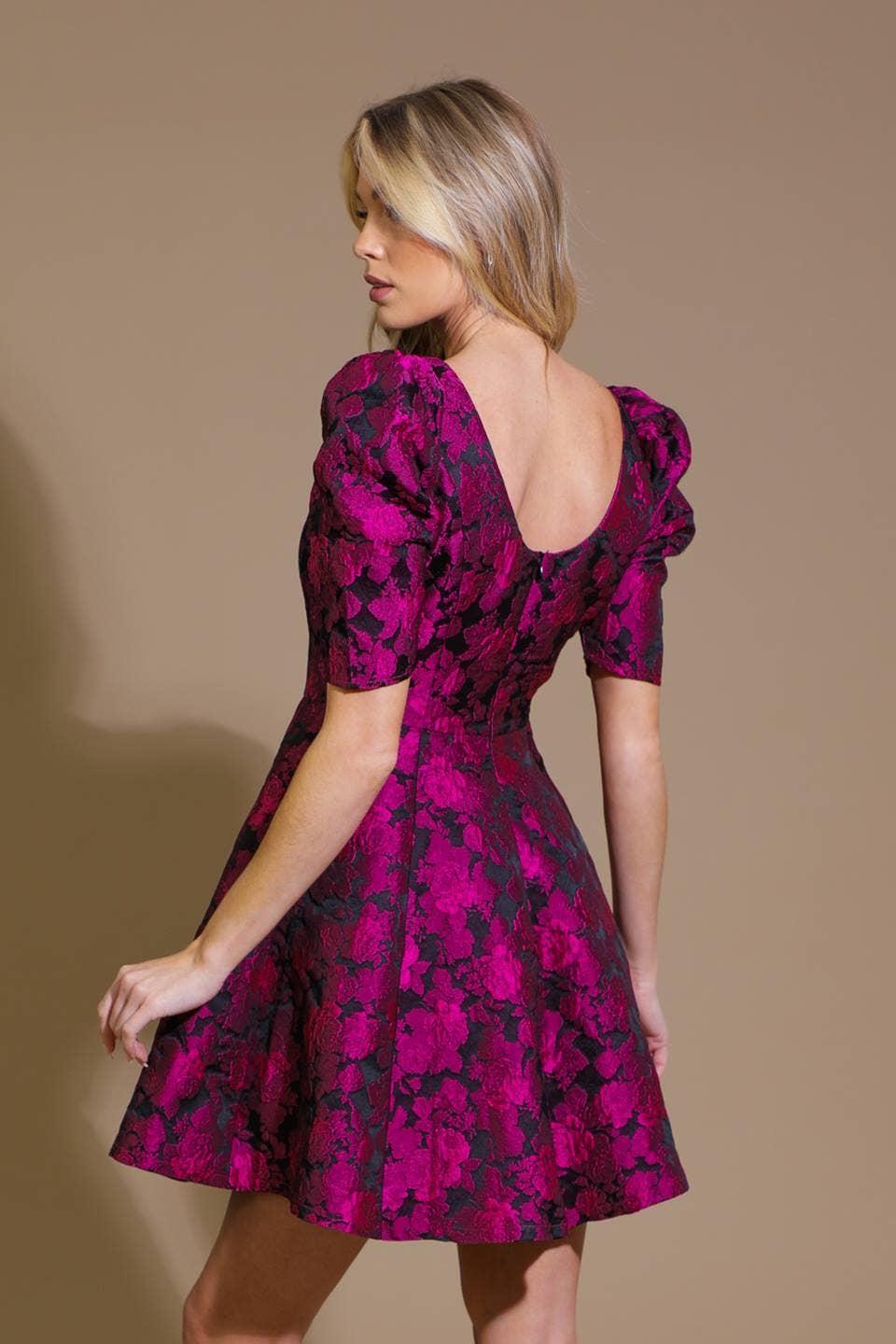 Maggie Puff Sleeve Dress Product Image