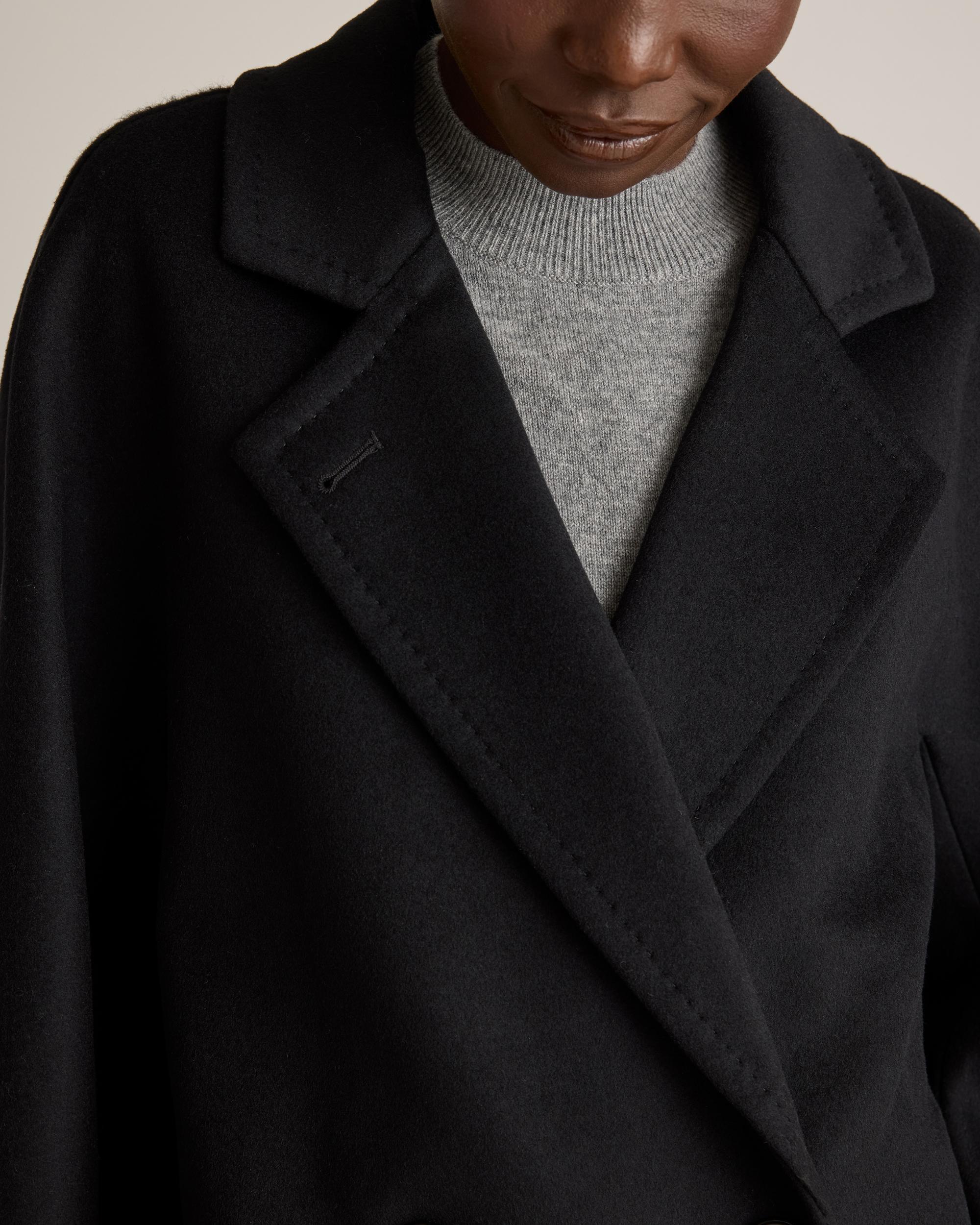Quince | Women's Italian Wool Double-Breasted Slouch Coat Size XS Product Image