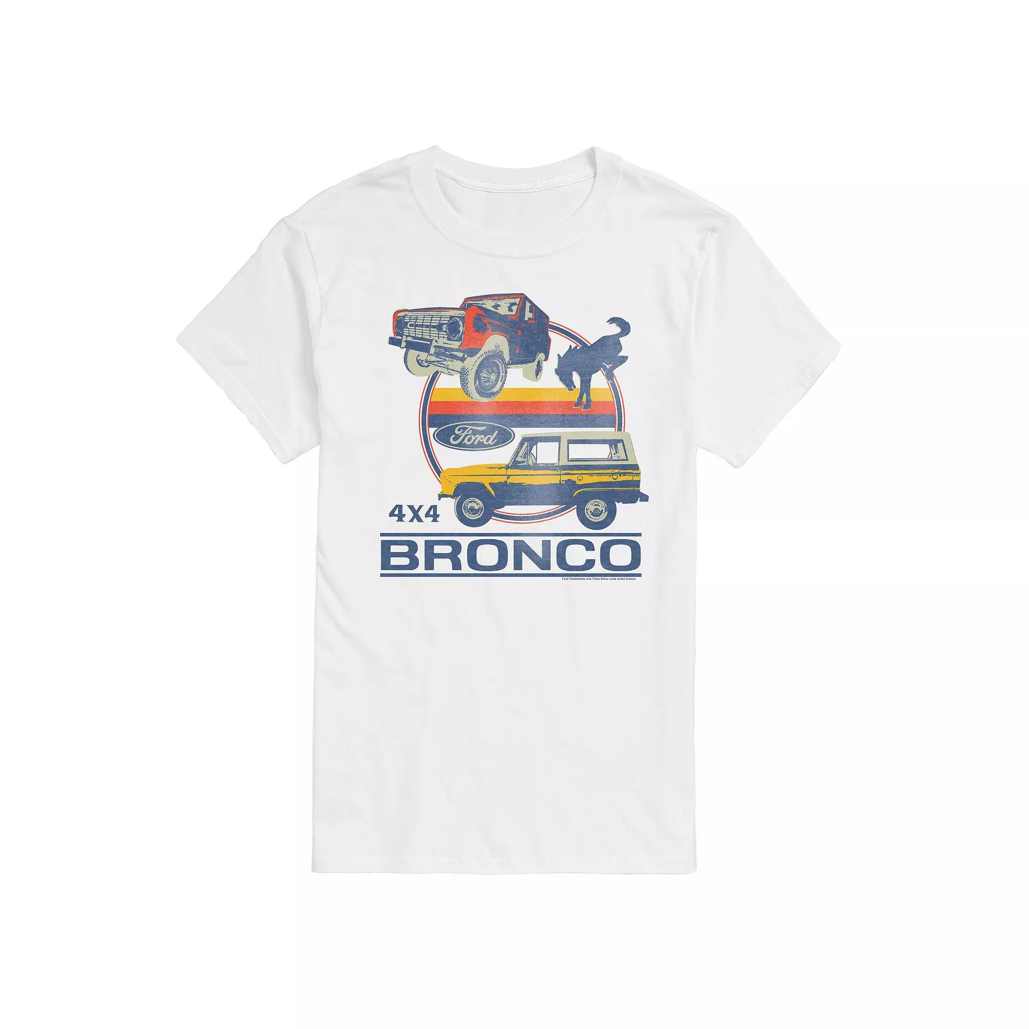 Big & Tall Ford Retro Bronco 4x4 Graphic Tee, Mens Product Image