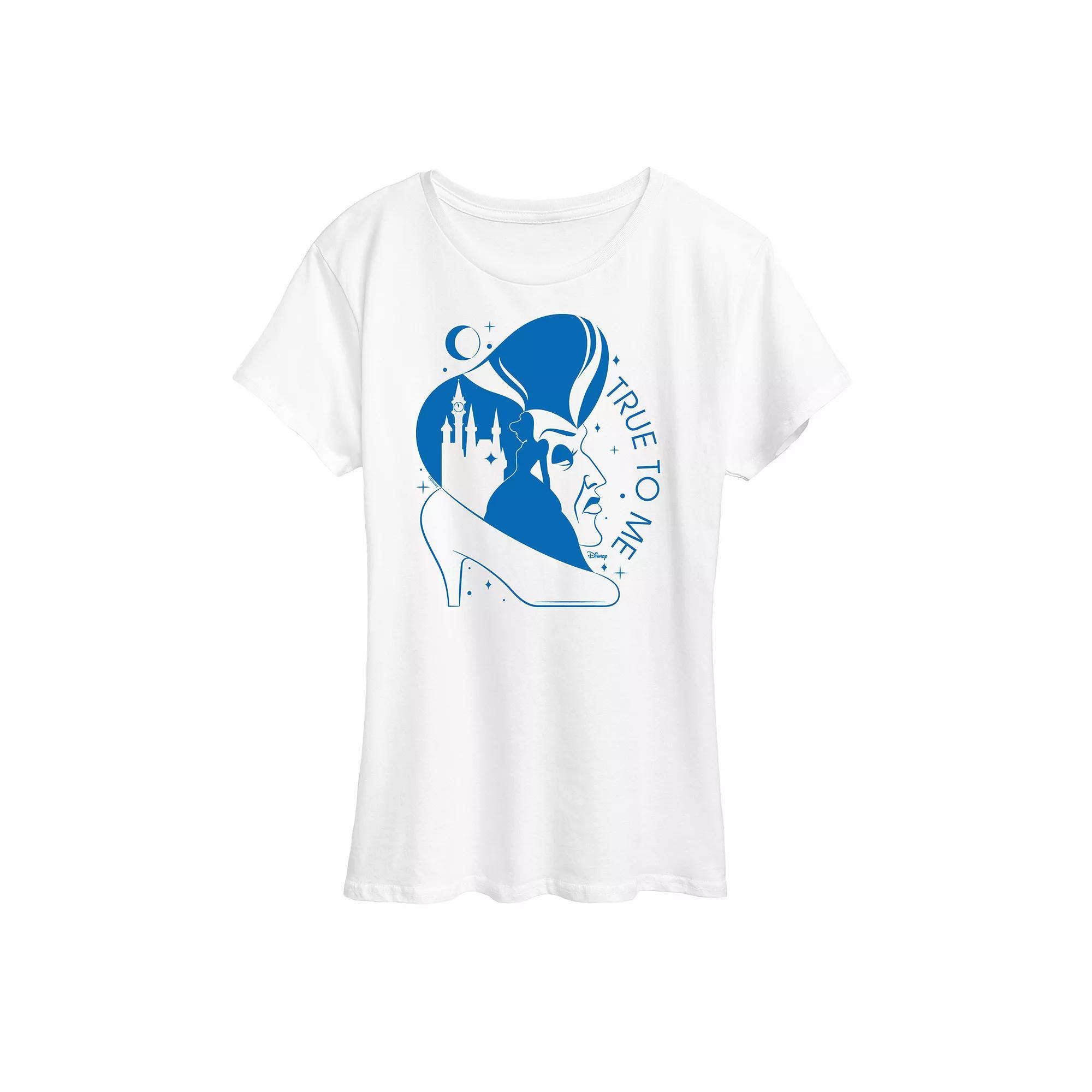Disneys Cinderella Womens True To Me Graphic Tee Product Image