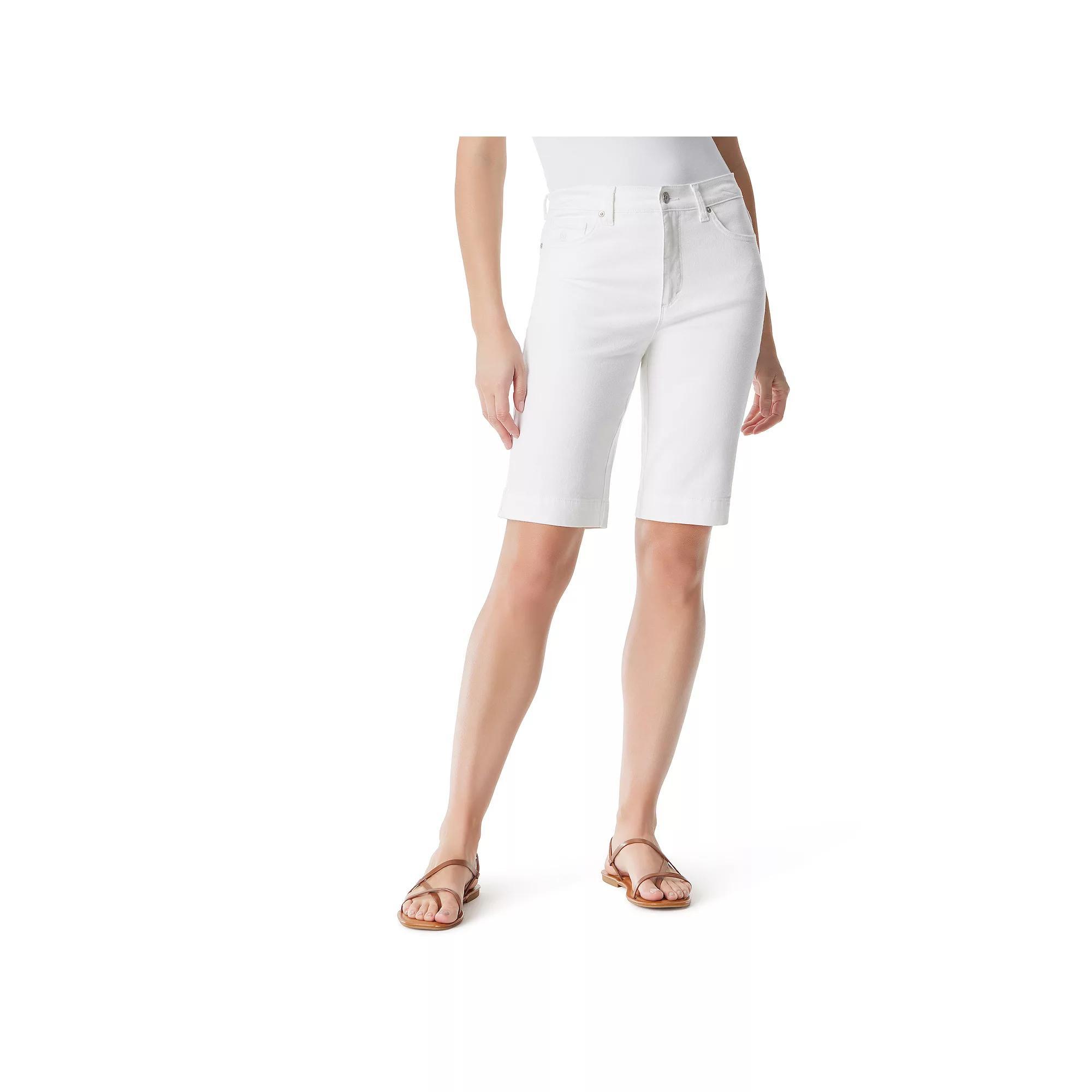Womens Gloria Vanderbilt Amanda Bermuda Shorts Product Image