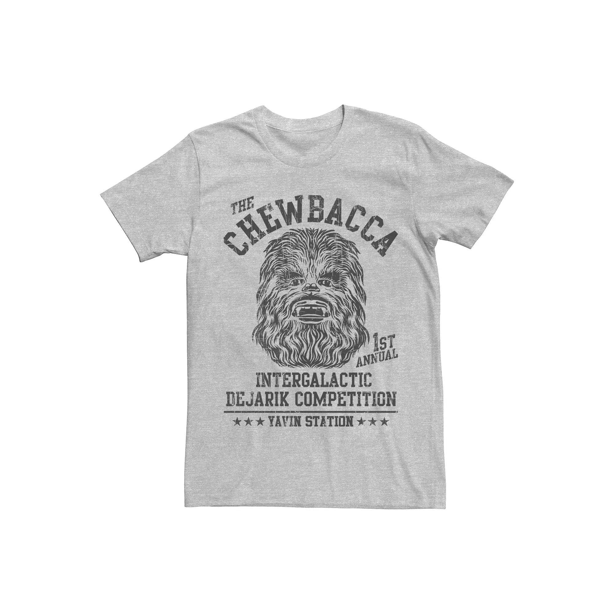 Men's Star Wars Chewbacca Competition Graphic Tee, Size: Medium, Athletic Grey Product Image