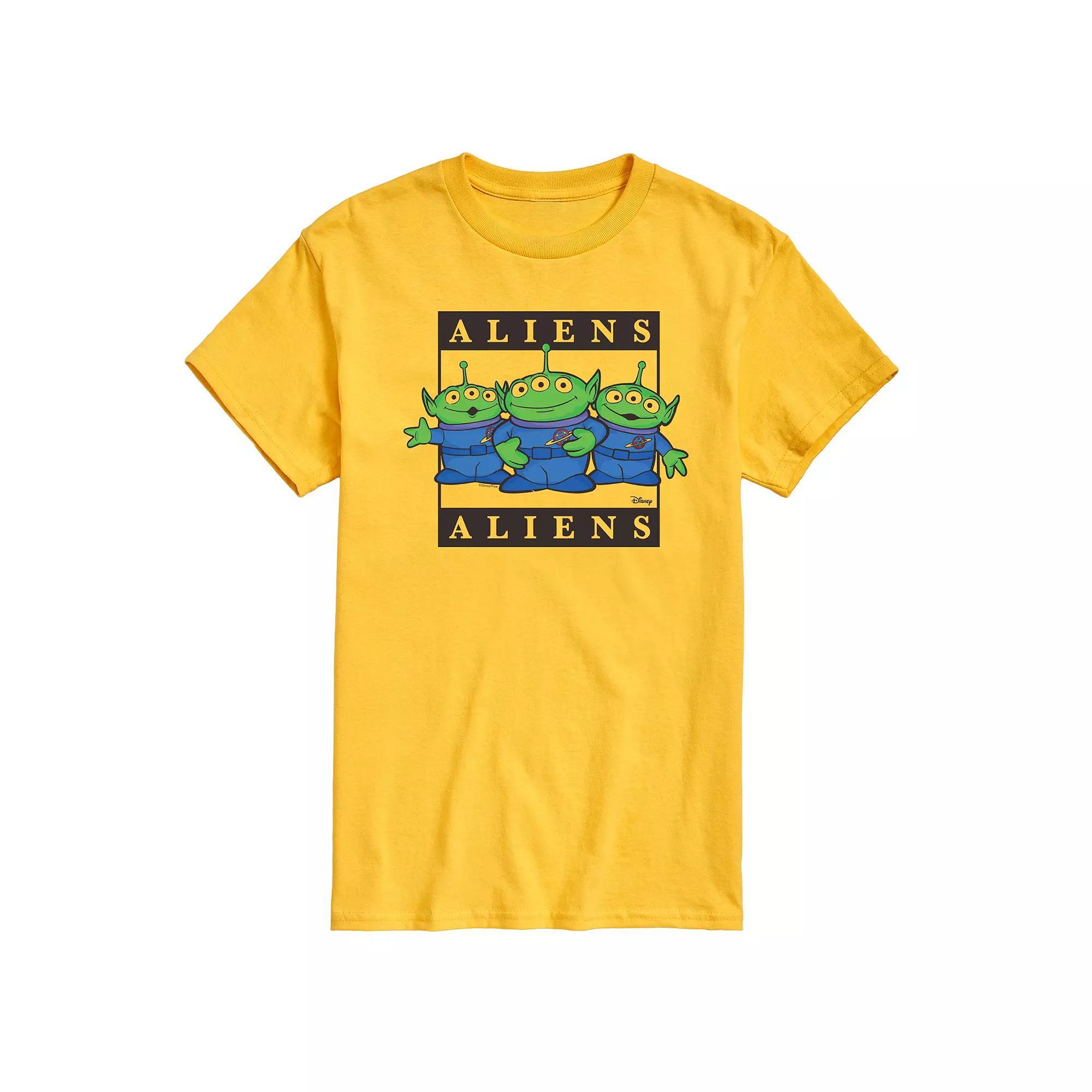 Disney / Pixars Toy Story 4 Mens Aliens Graphic Tee Ivory Product Image