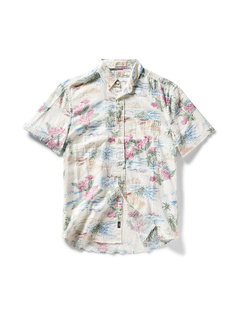 Short-Sleeve Breeze Shirt (Tall) - Molokai Scenic Tropical Product Image