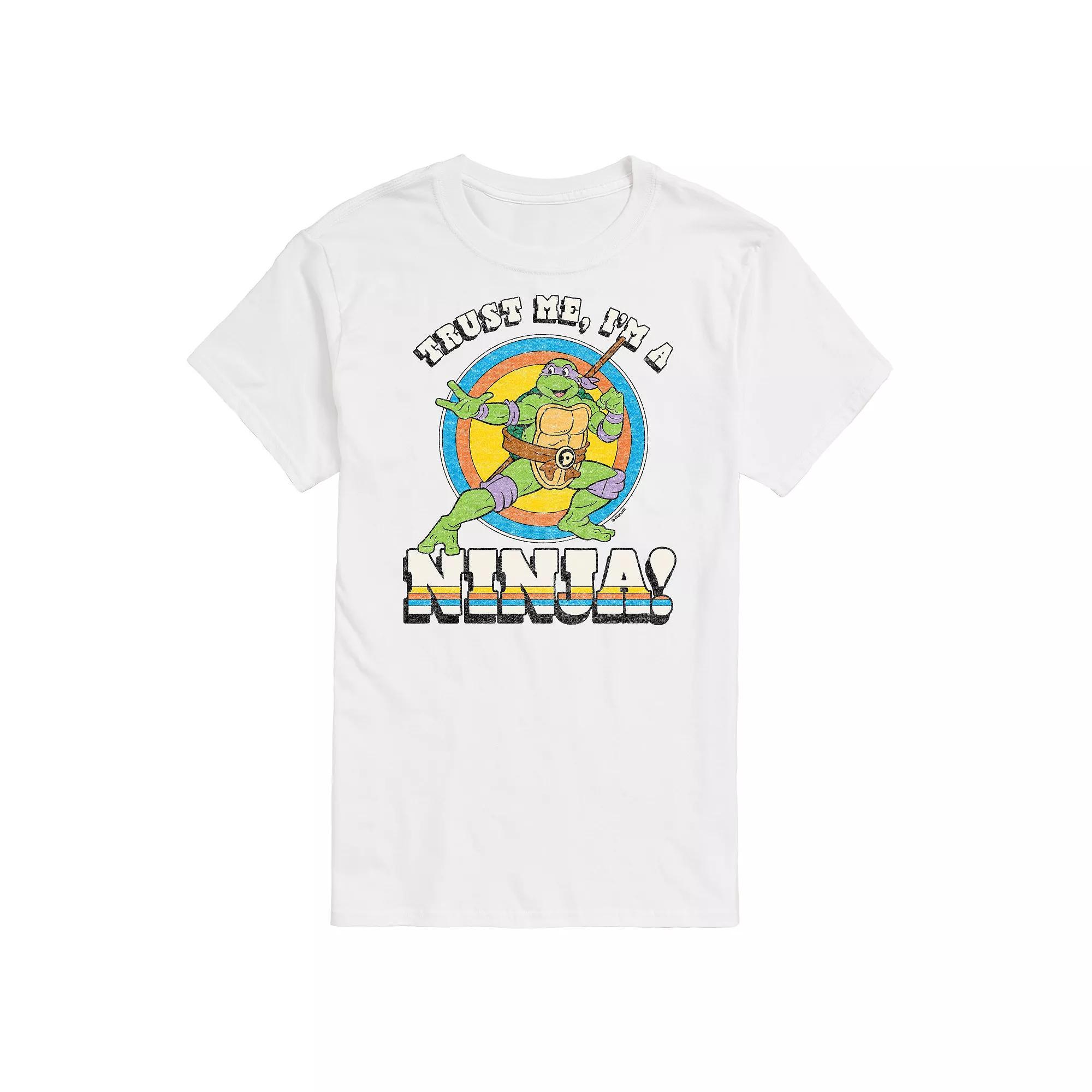 Big & Tall TMNT Trust Me Graphic Tee, Mens Product Image