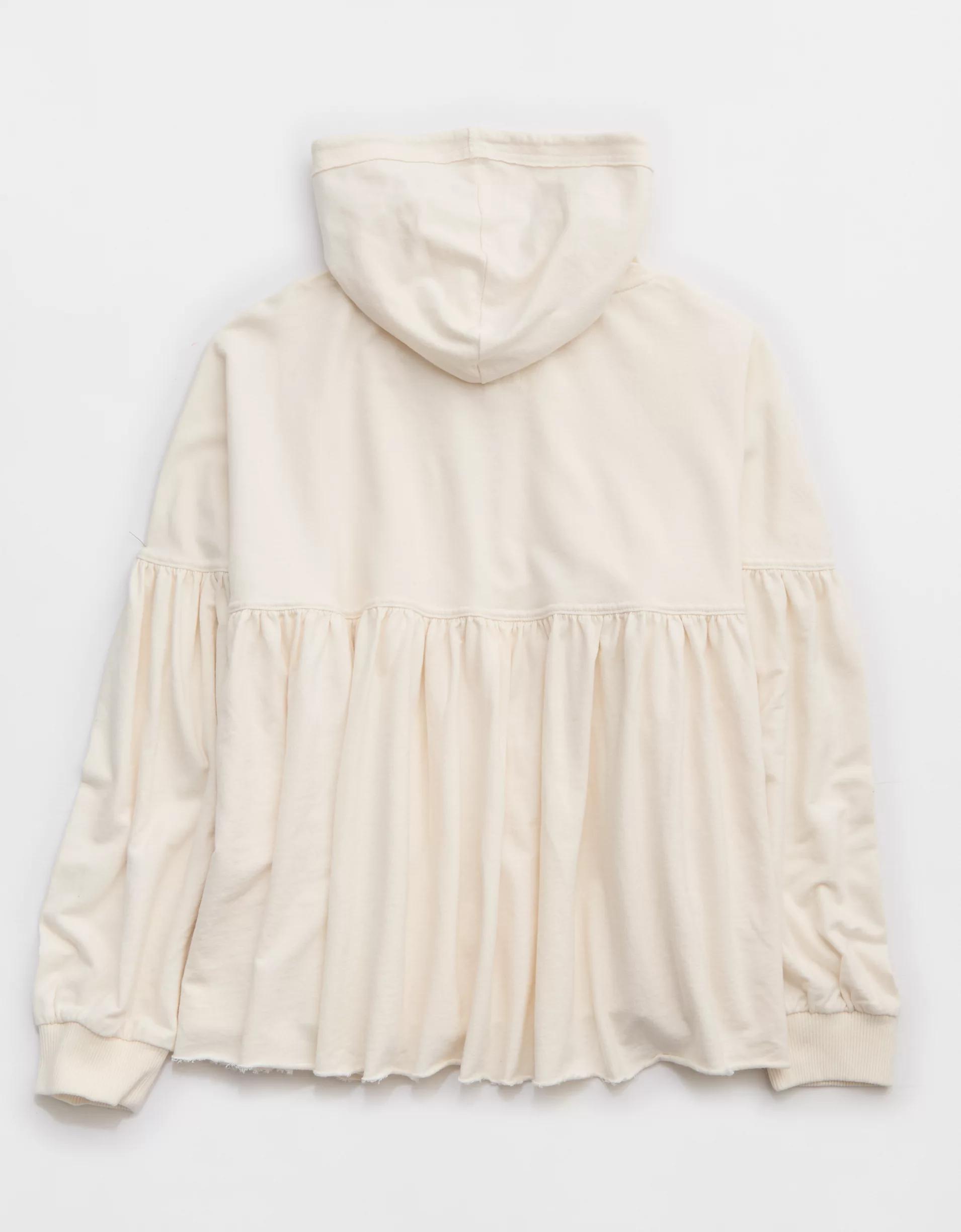 Aerie Peplum Hoodie Product Image