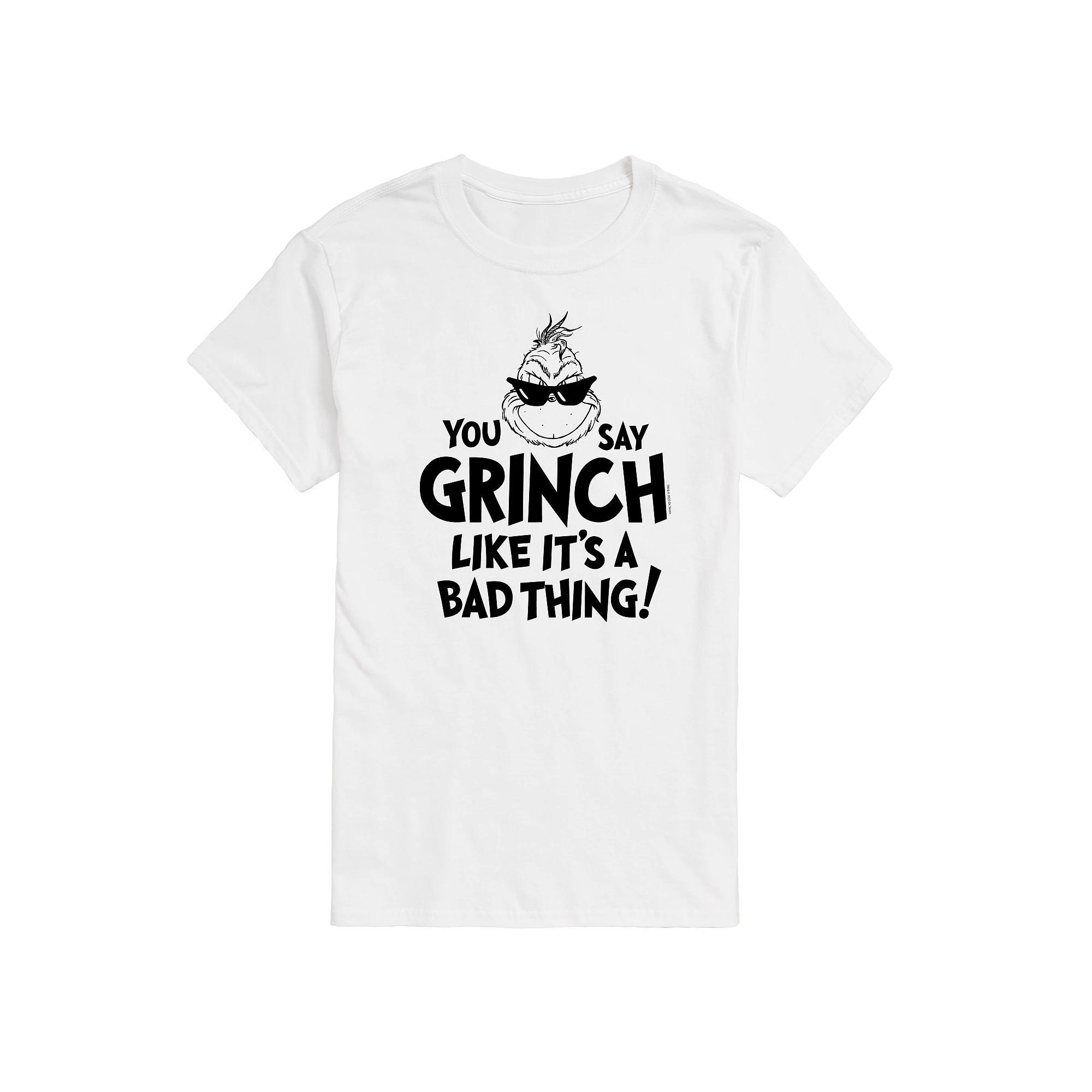 Mens Dr. Seuss Grinch Like Its A Bad Thing Graphic Tee Product Image