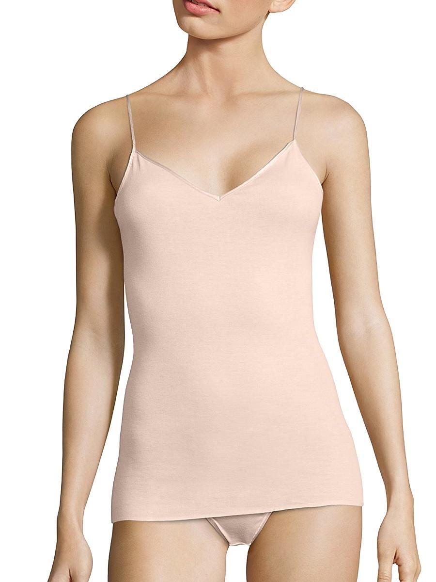 Hanro Cotton Seamless V-Neck Cami Product Image