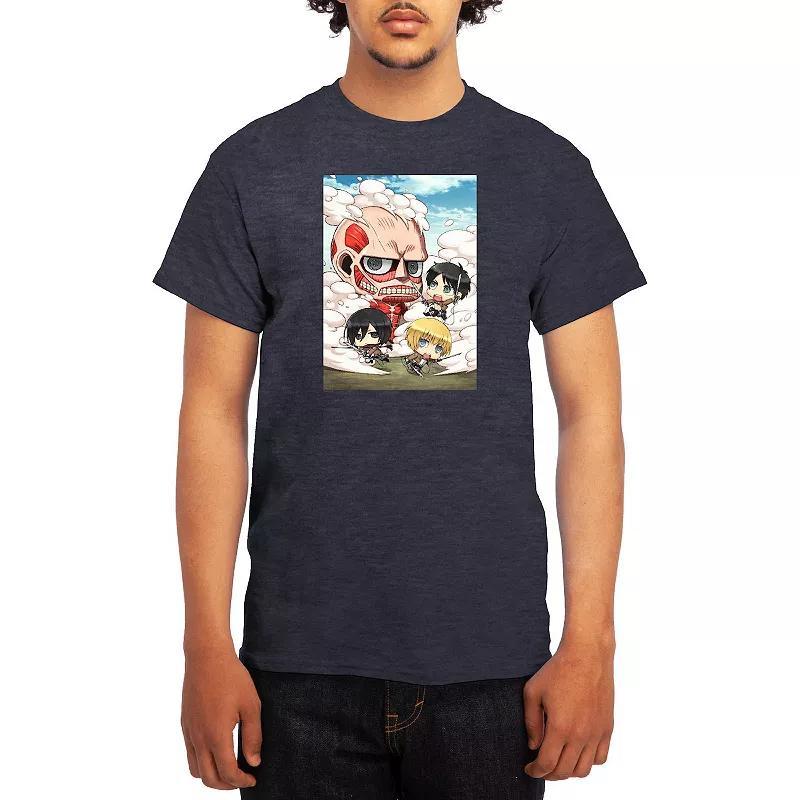 Mens Attack on Titan Battle Titans Full Color Graphic Tee Product Image